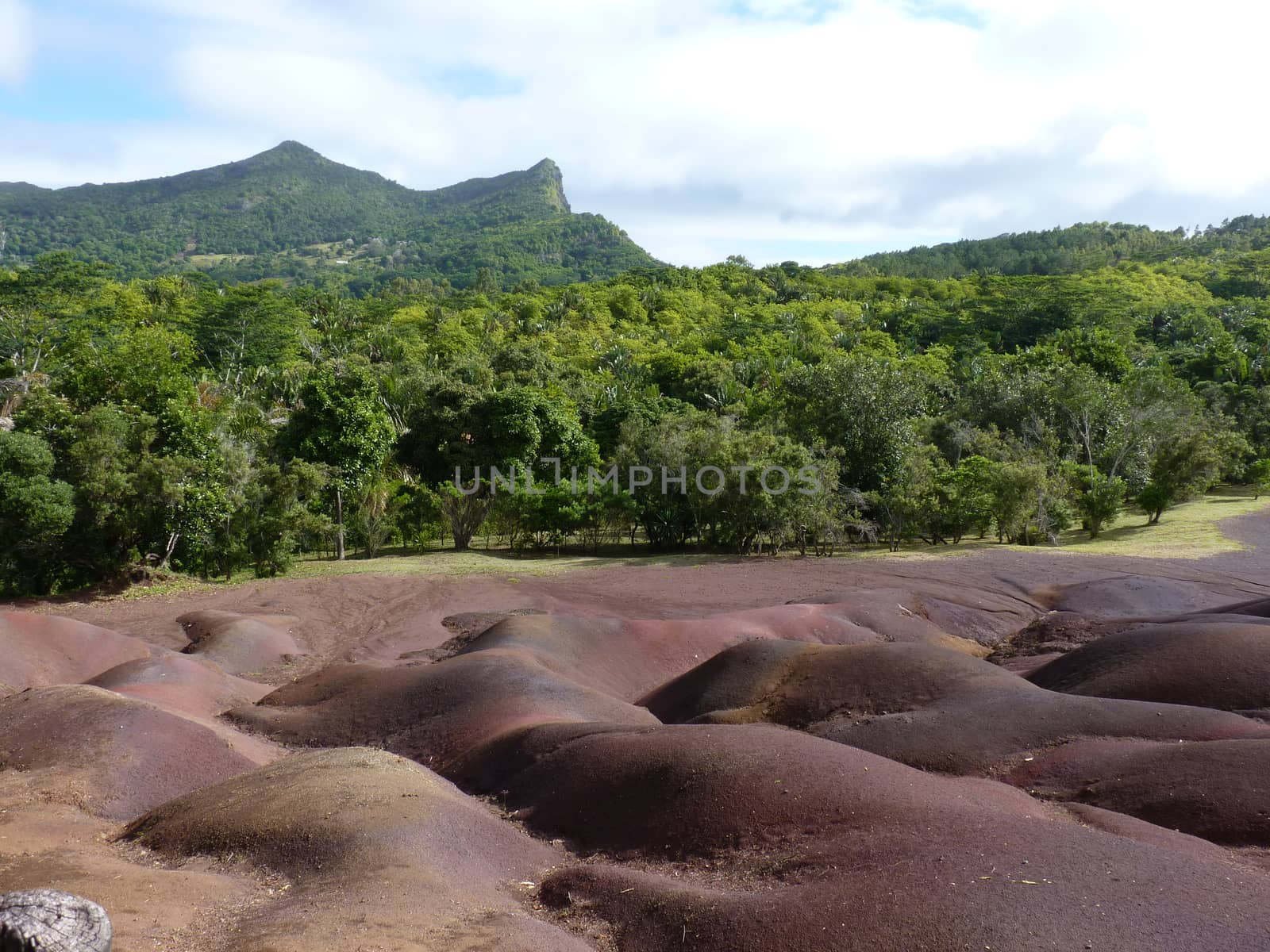 Chamarel Seven Coloured Earths On Mauritius Island