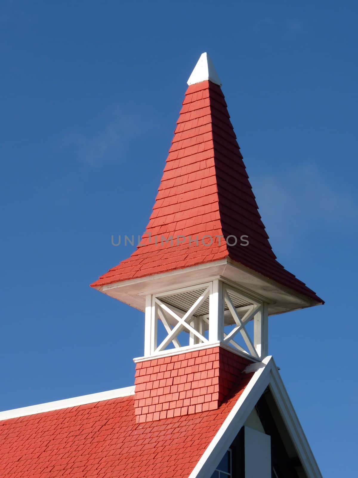 Red Roofed Church by nicousnake