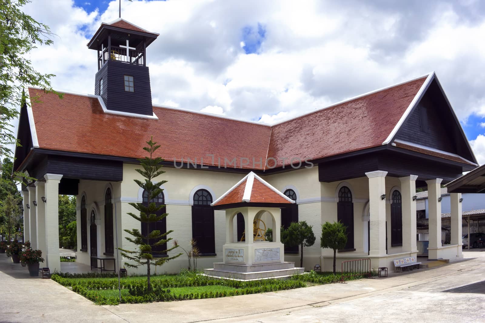 Christian Church in Chiang Rai City, Northern Thailand.