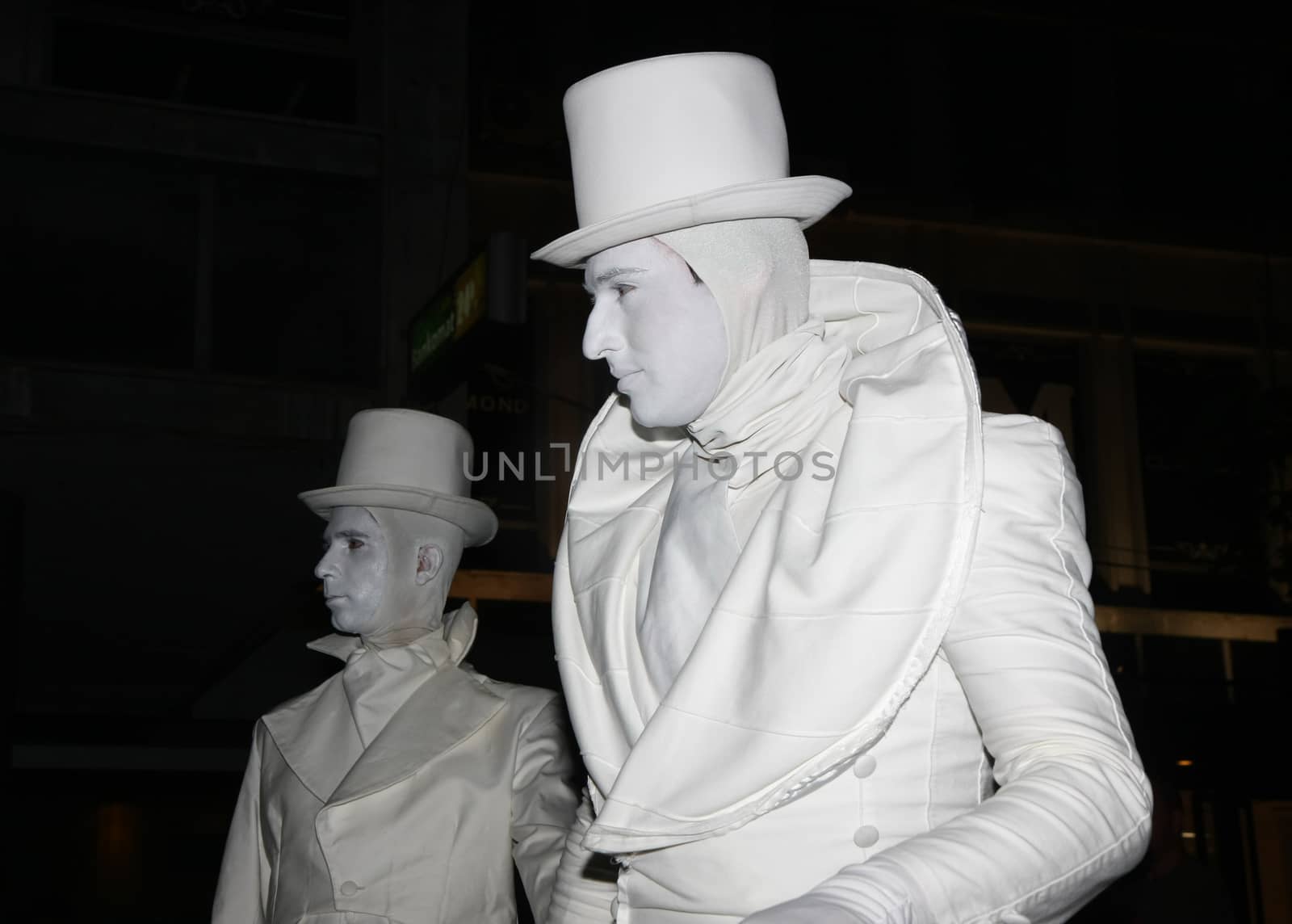 Living statue at Buskers festival Belgrade,August 2011.