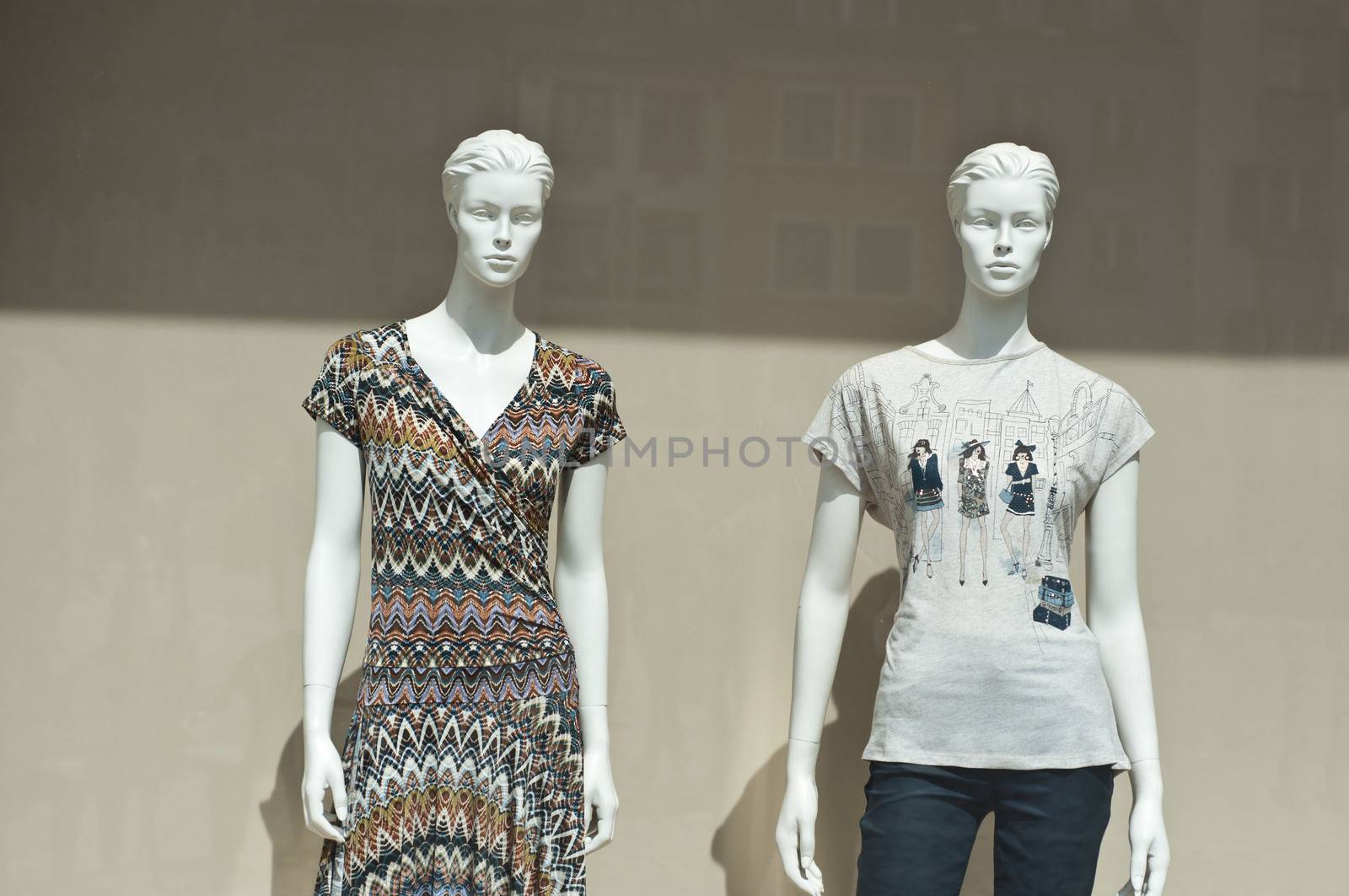 MULHOUSE - FRANCE - 21 th August 2014 - fashion shopping
