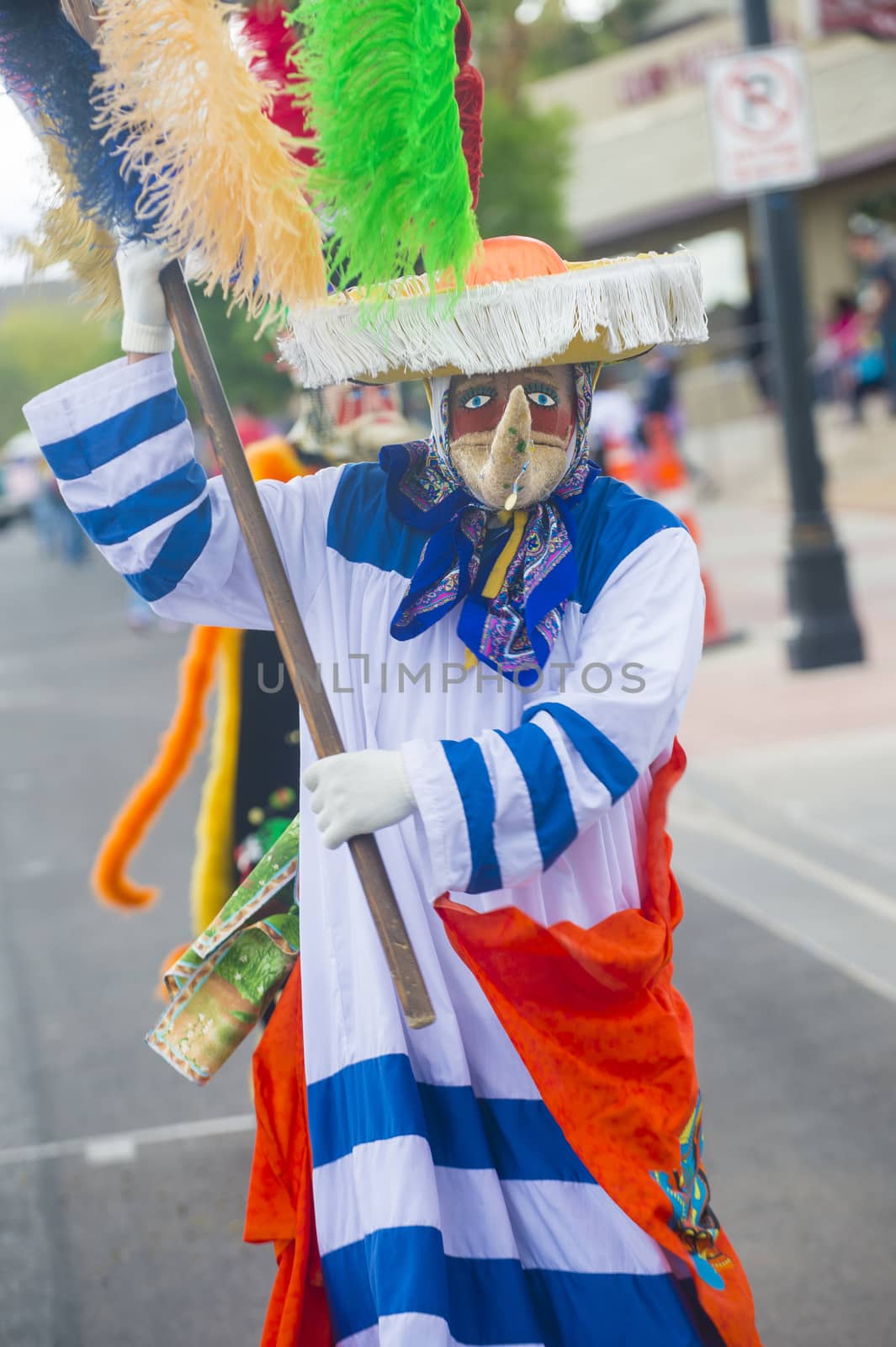 HENDERSON , NEVADA - APRIL 26 : A Participant at the henderson heritage festival held in Henderson Nevada on April 26 2014 ,the annual festival celebrates the heritage of Henderson Nevada