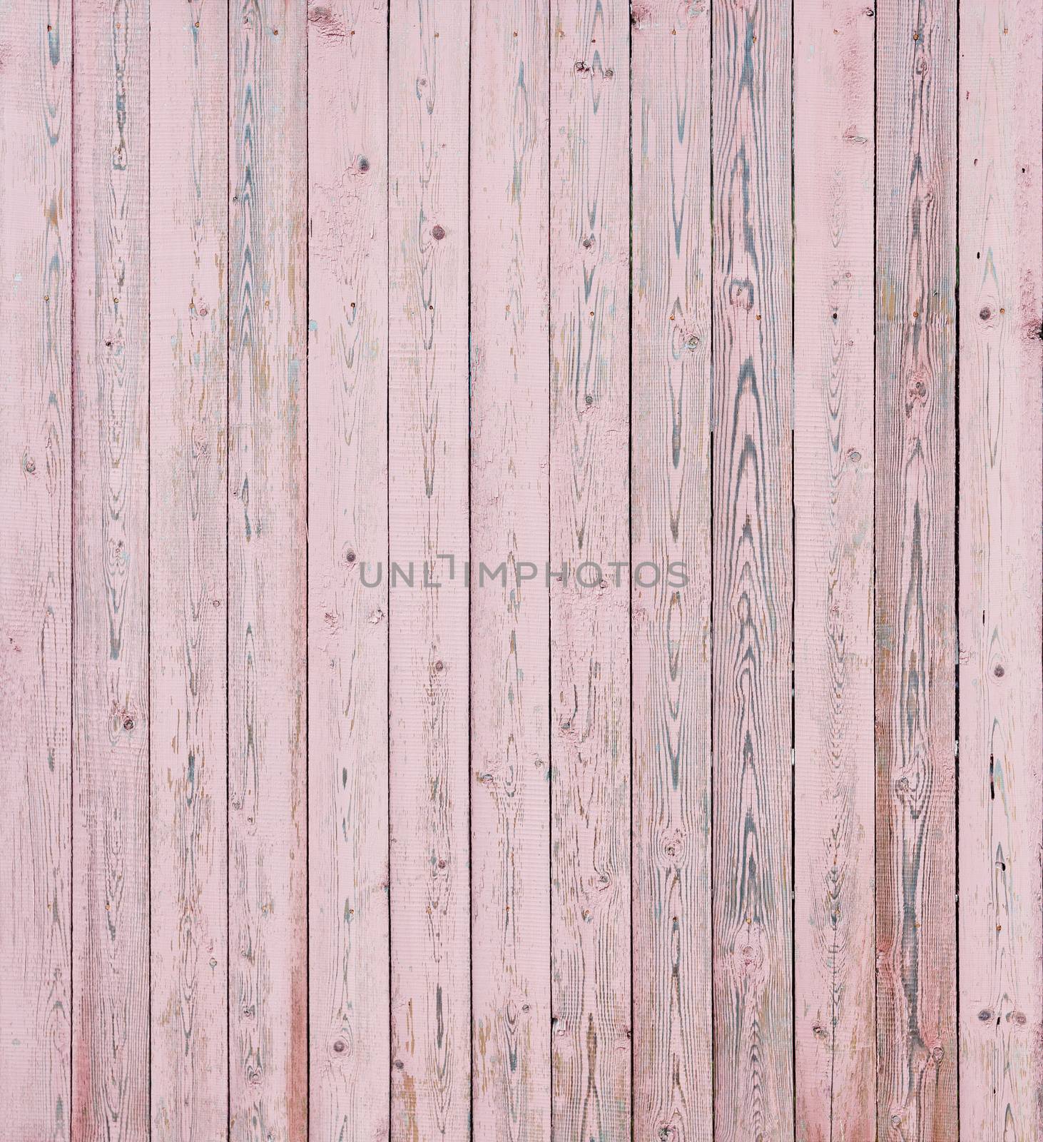 Vintage Pink Wood Planks 