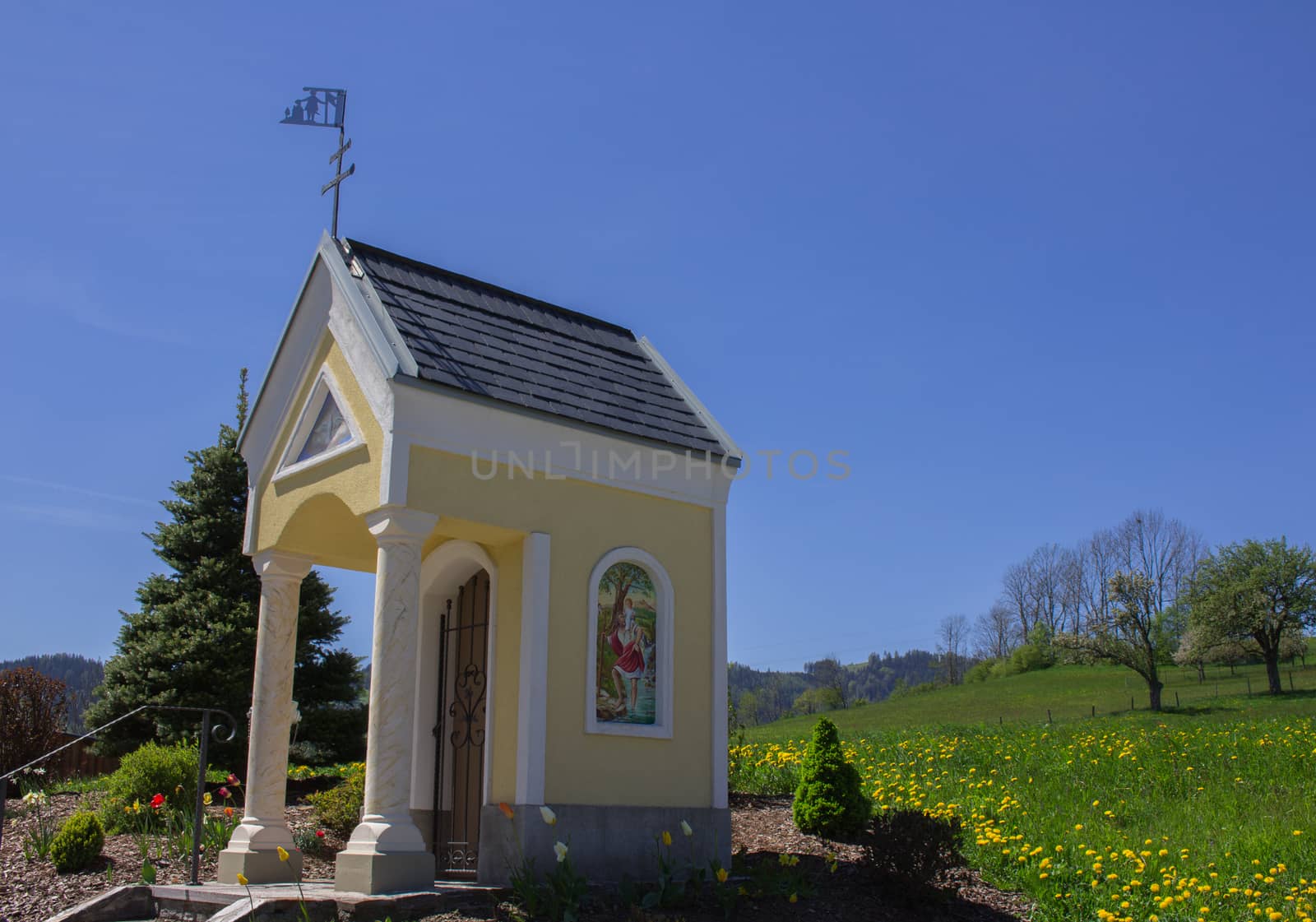 Typical chapel from the Lavant Valley,Austria
