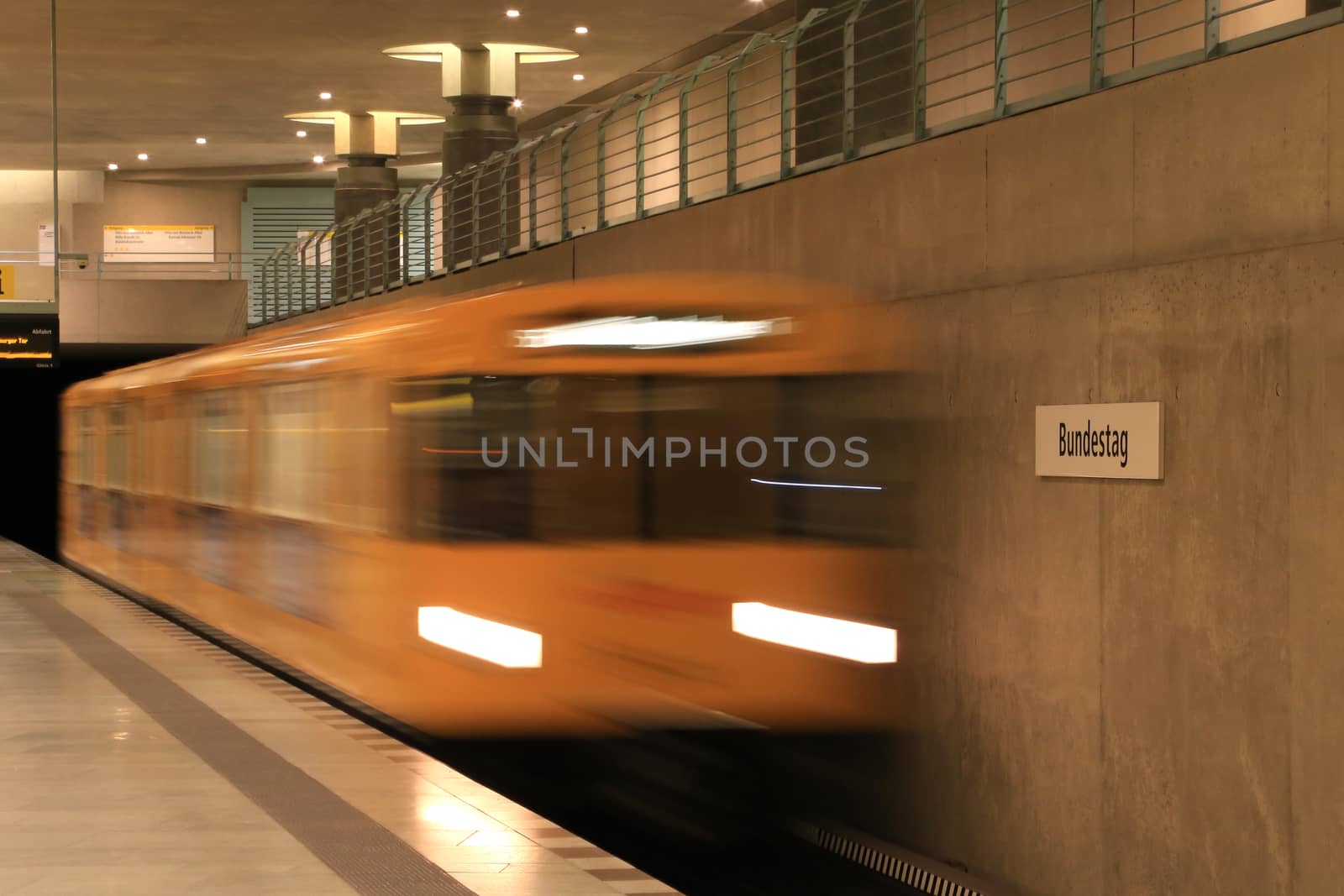 Bundestag is a Berlin U-Bahn station located on the U55