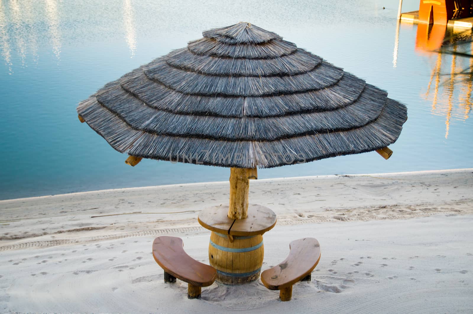 Palapa picnic table and benches by emattil
