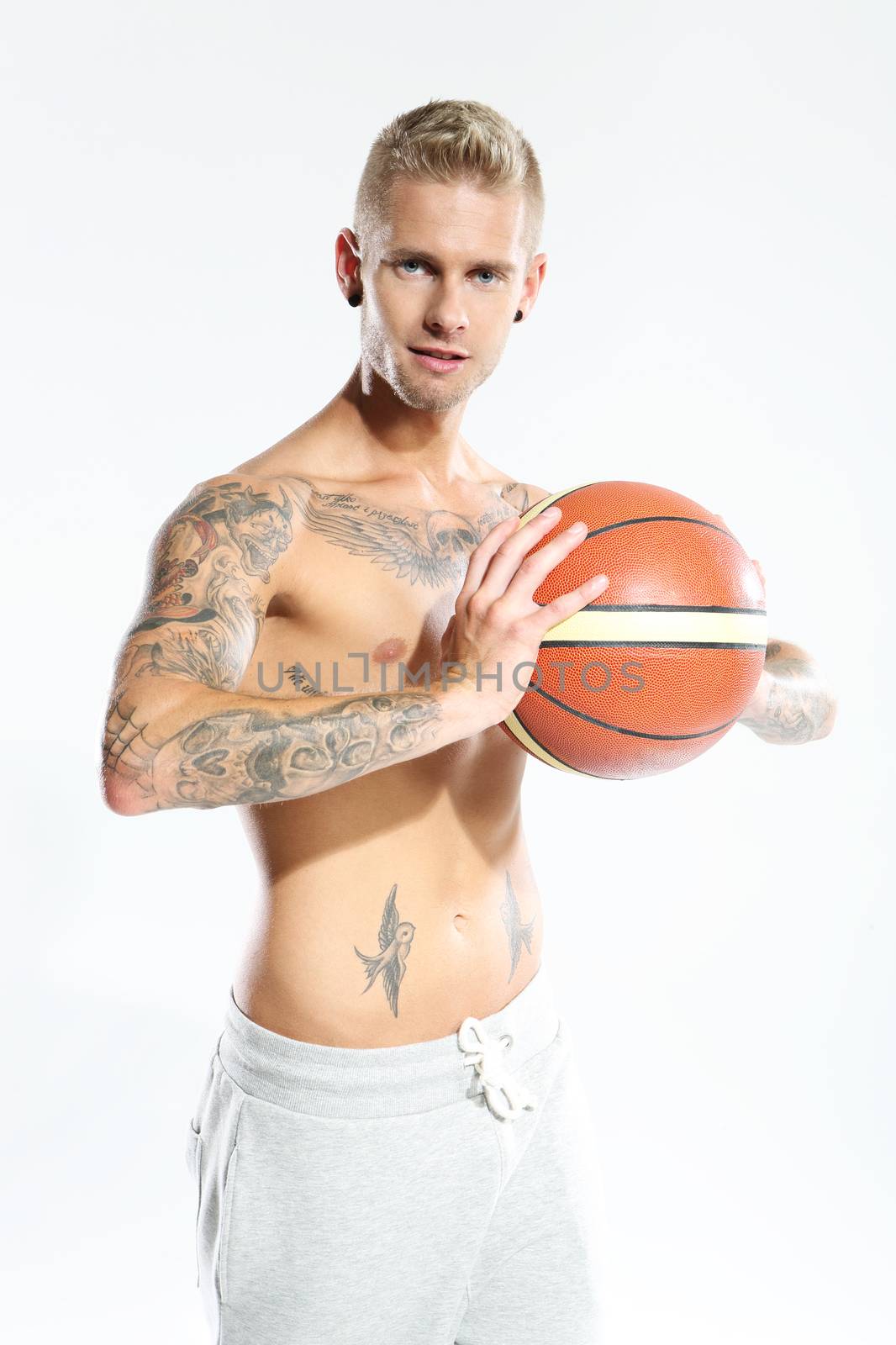 handsome basketball player by robert_przybysz