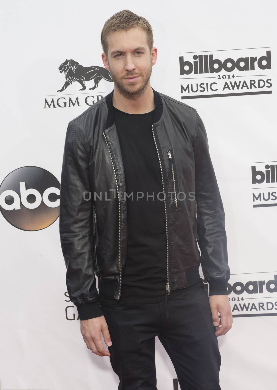LAS VEGAS - MAY 18 : DJ Calvin Harris attend the 2014 Billboard Music Awards at the MGM Grand Garden Arena on May 18 , 2014 in Las Vegas.