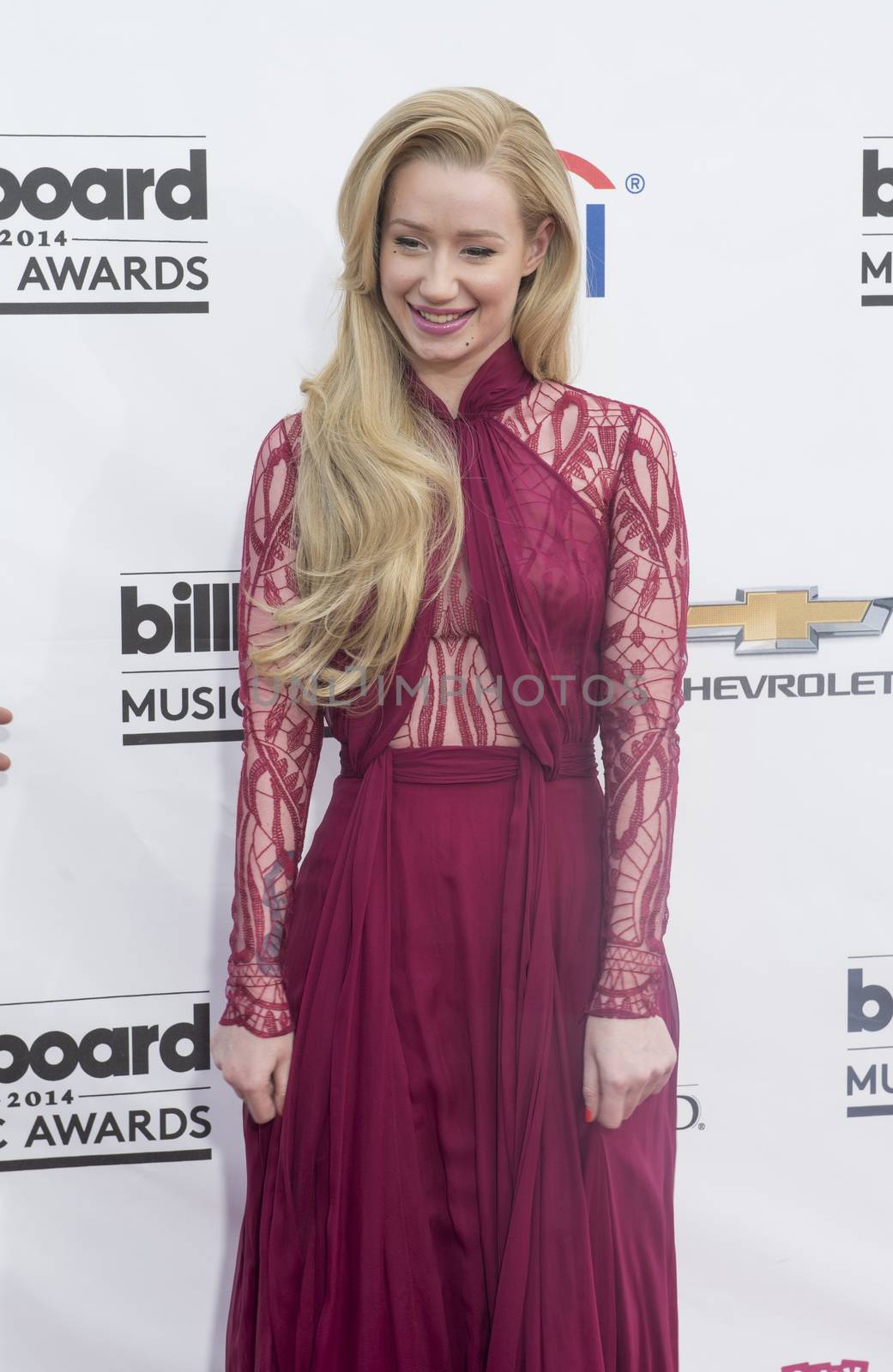 LAS VEGAS - MAY 18 : Recording artist Iggy Azalea attend the 2014 Billboard Music Awards at the MGM Grand Garden Arena on May 18 , 2014 in Las Vegas.