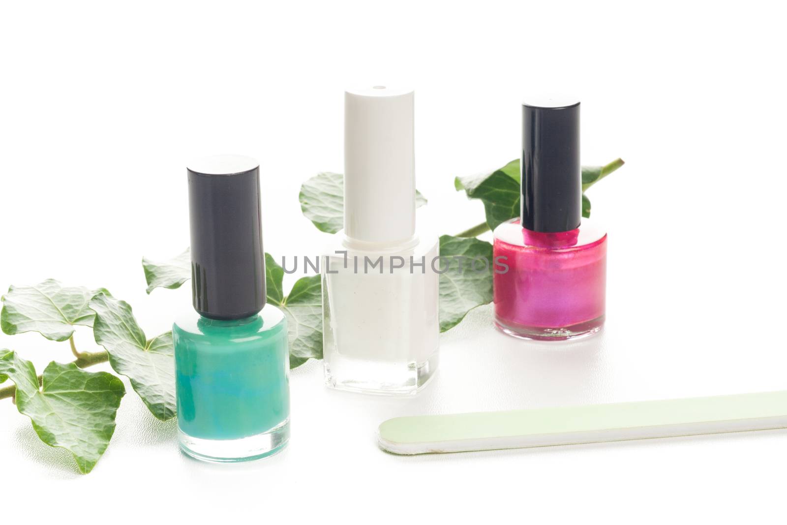 different color nail polish, fashion glamour manicure set