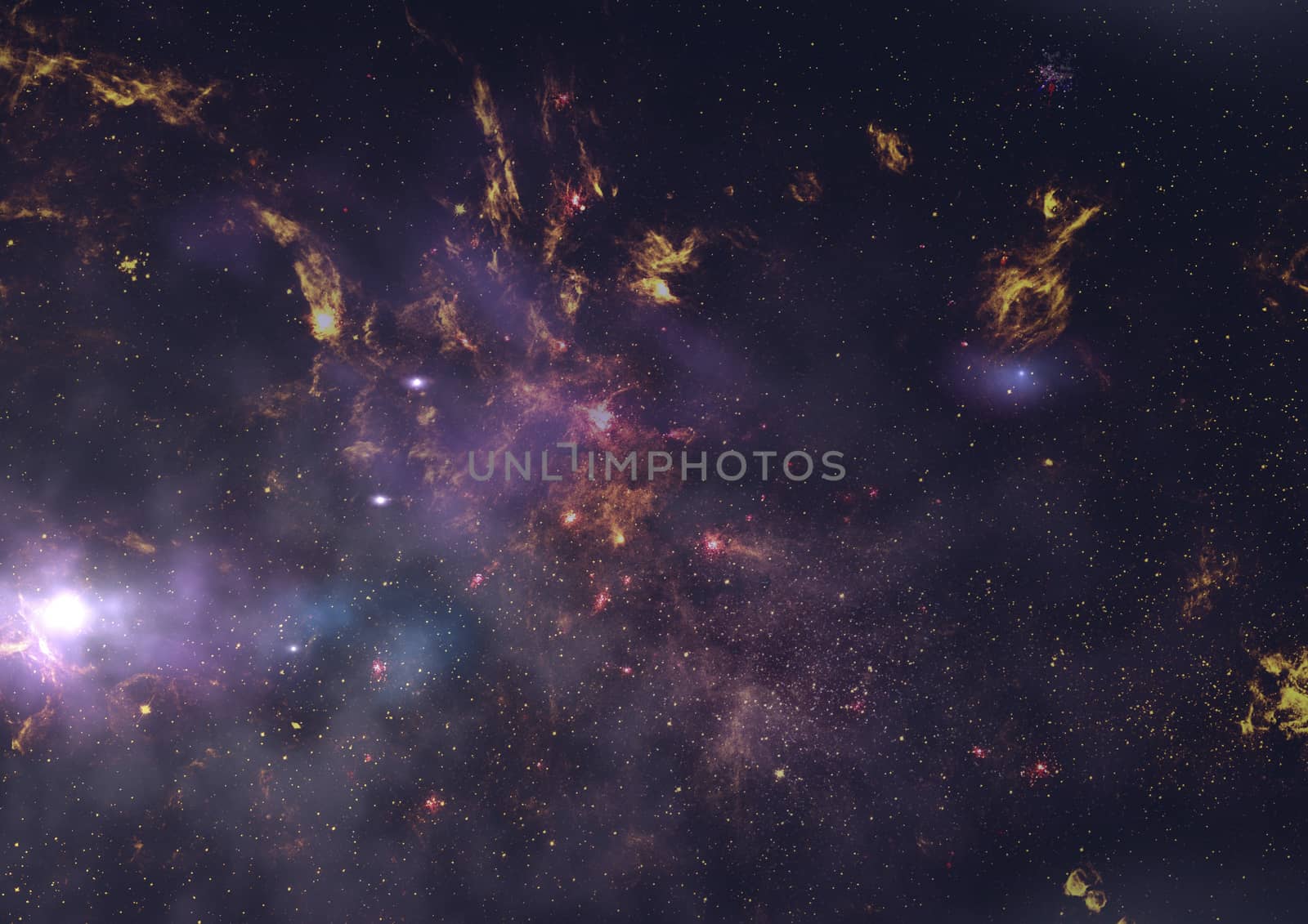 Small part of an infinite star field of space in the Universe. "Elements of this image furnished by NASA".