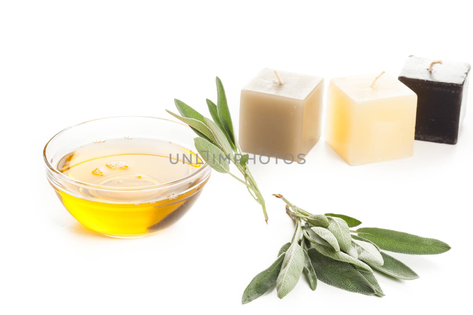 cosmetics healthy aromatherapy herbal oil and scented candles