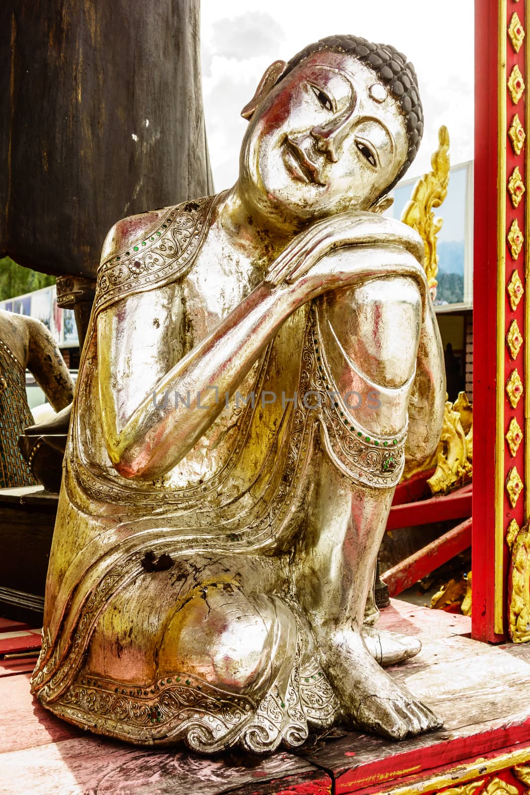 buddha image at Buddhist temple,Chiangrai,Thailand