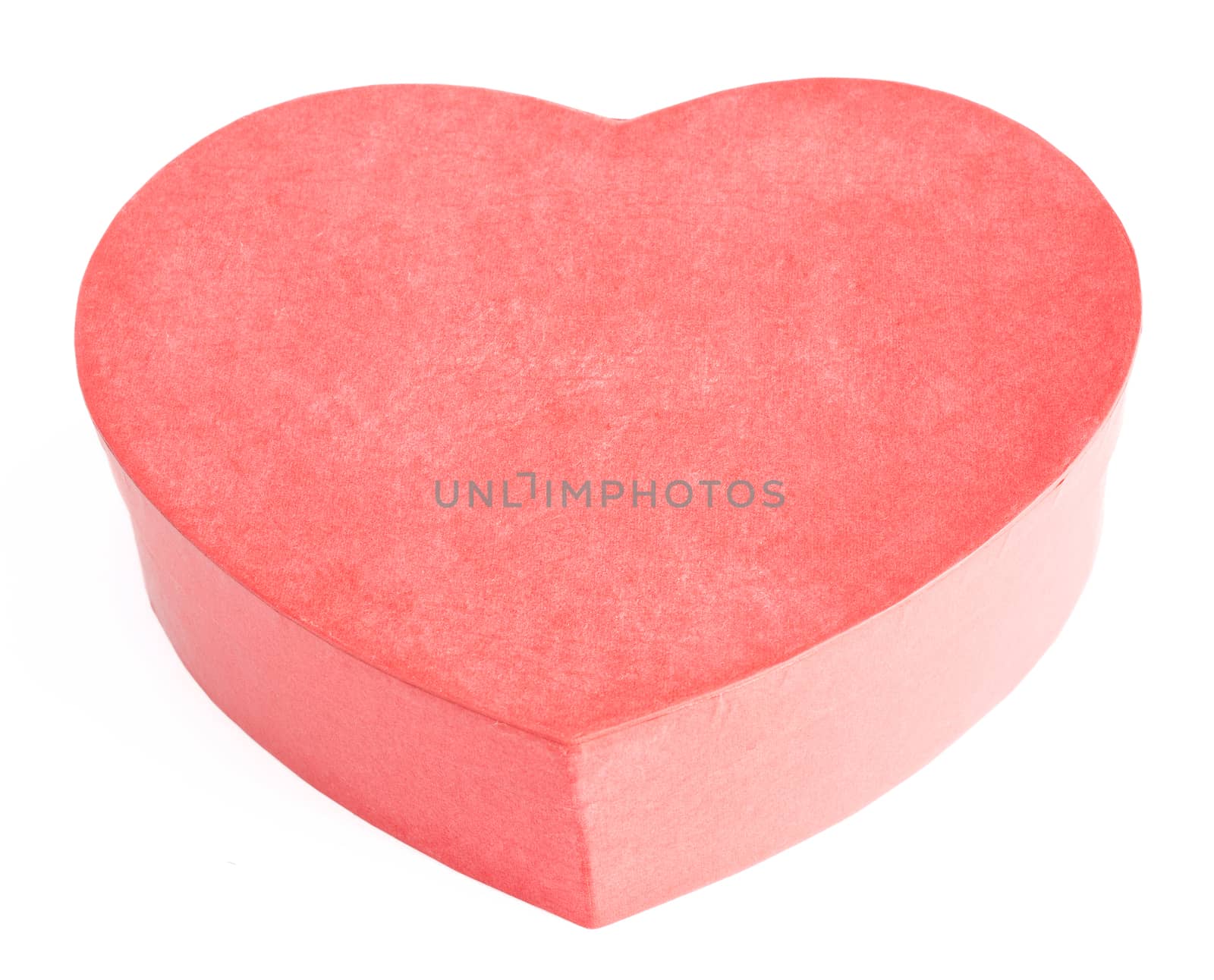 Heart box isolated on white background by maggee