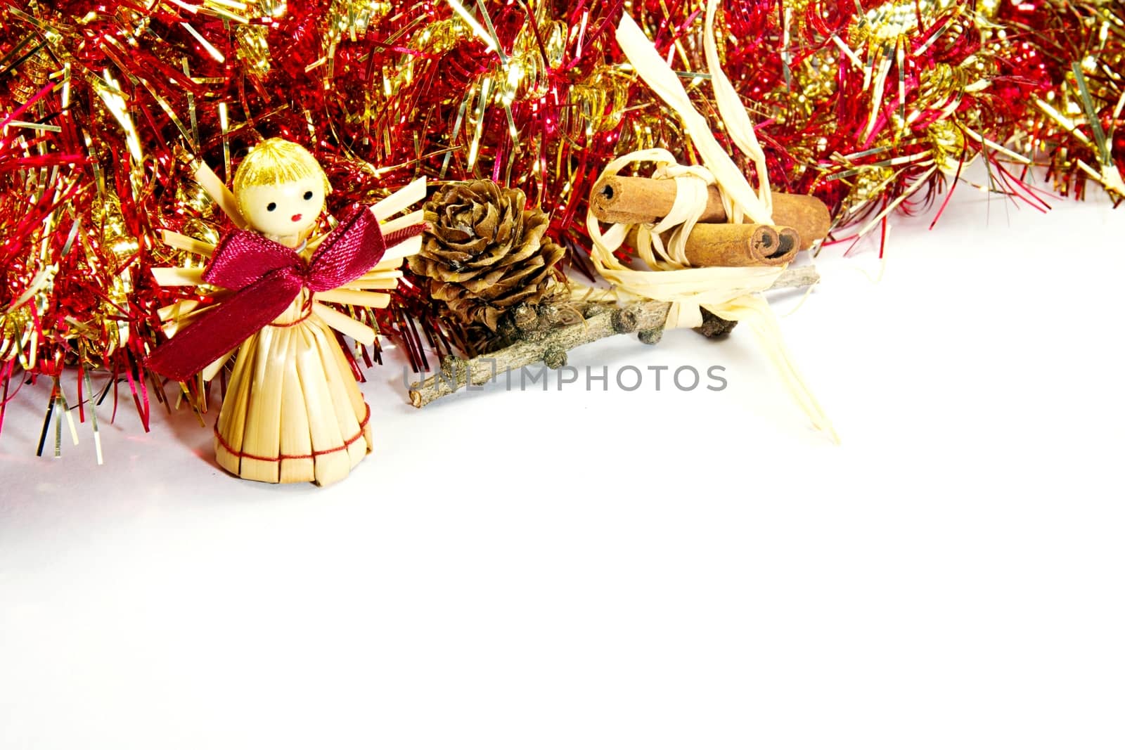 Christmas decorative background by Dermot68