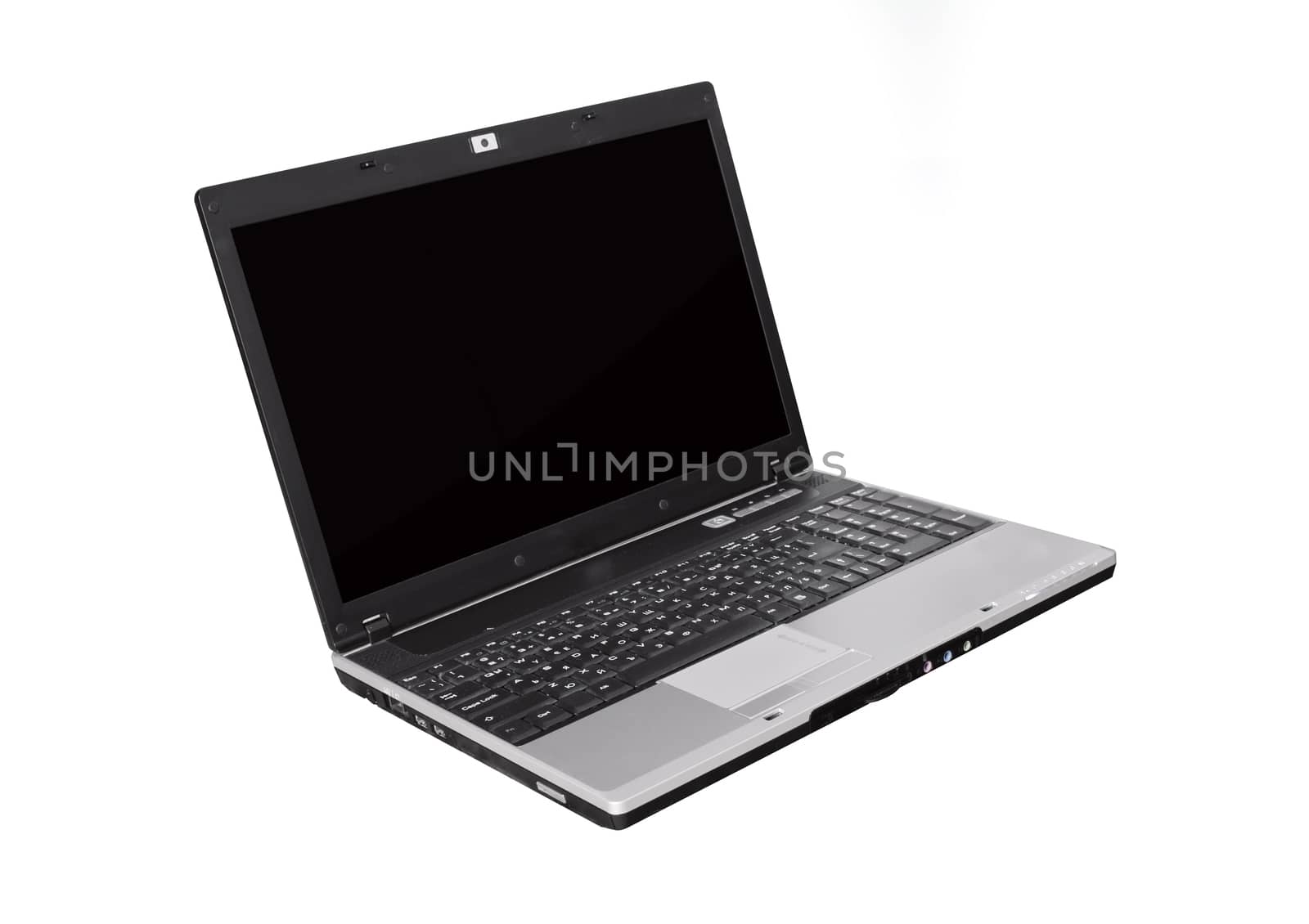 Laptop isolated on white background