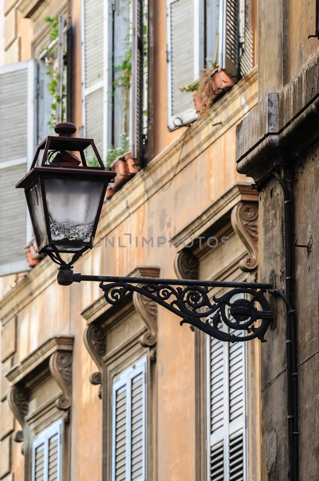 Old streets of Rome, Italy by starush