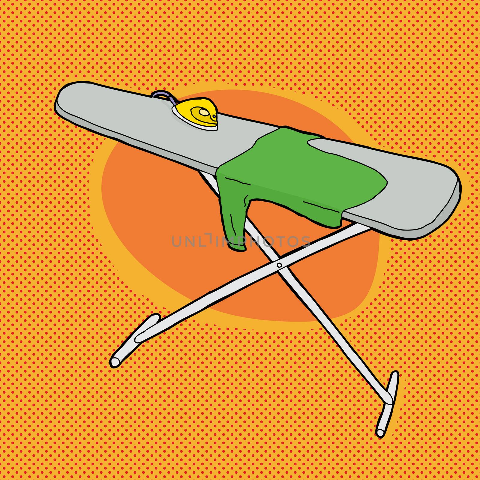 Shirt on Ironing Board by TheBlackRhino
