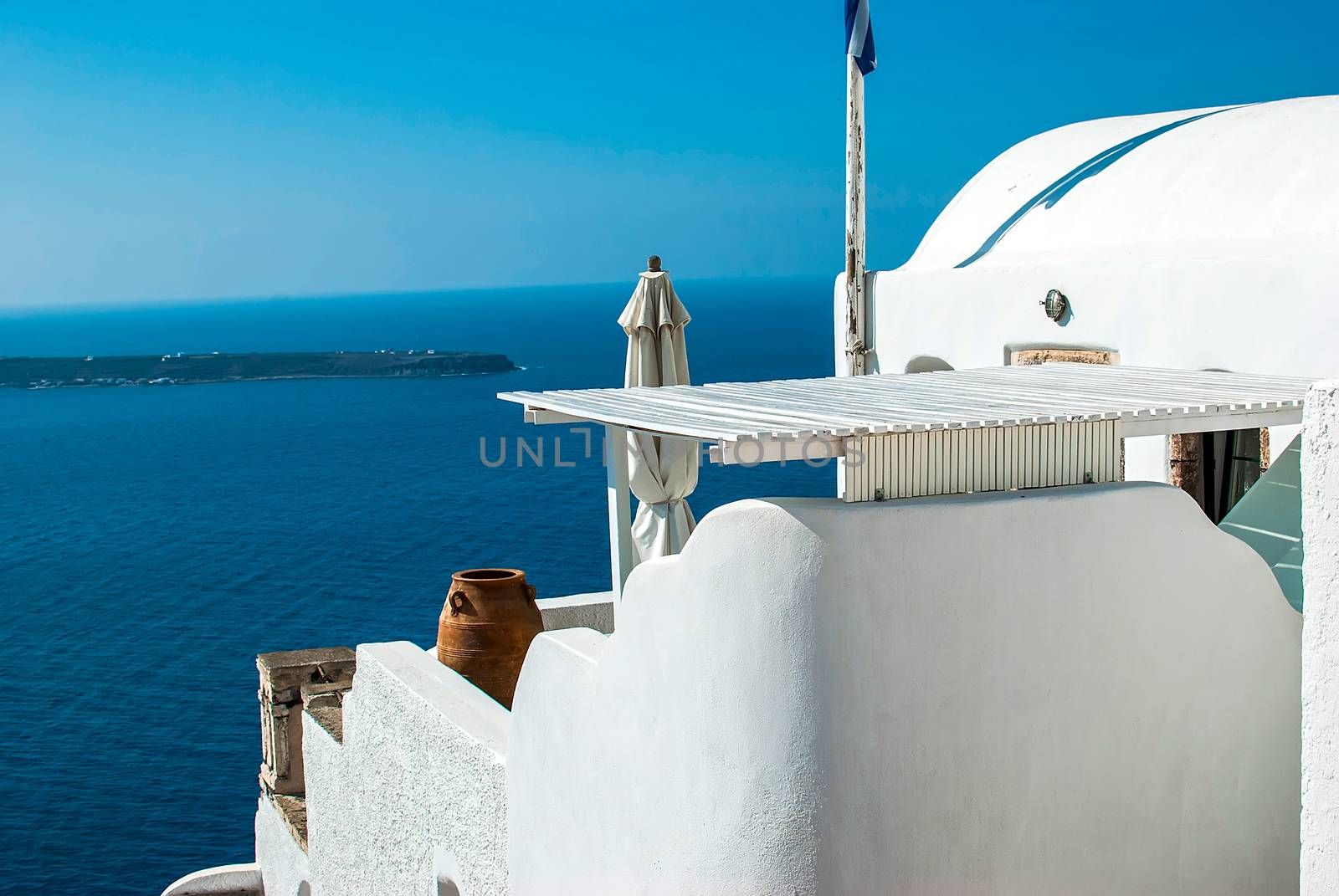 Oia Santorini Greece famous with beautiful romantic sunsets