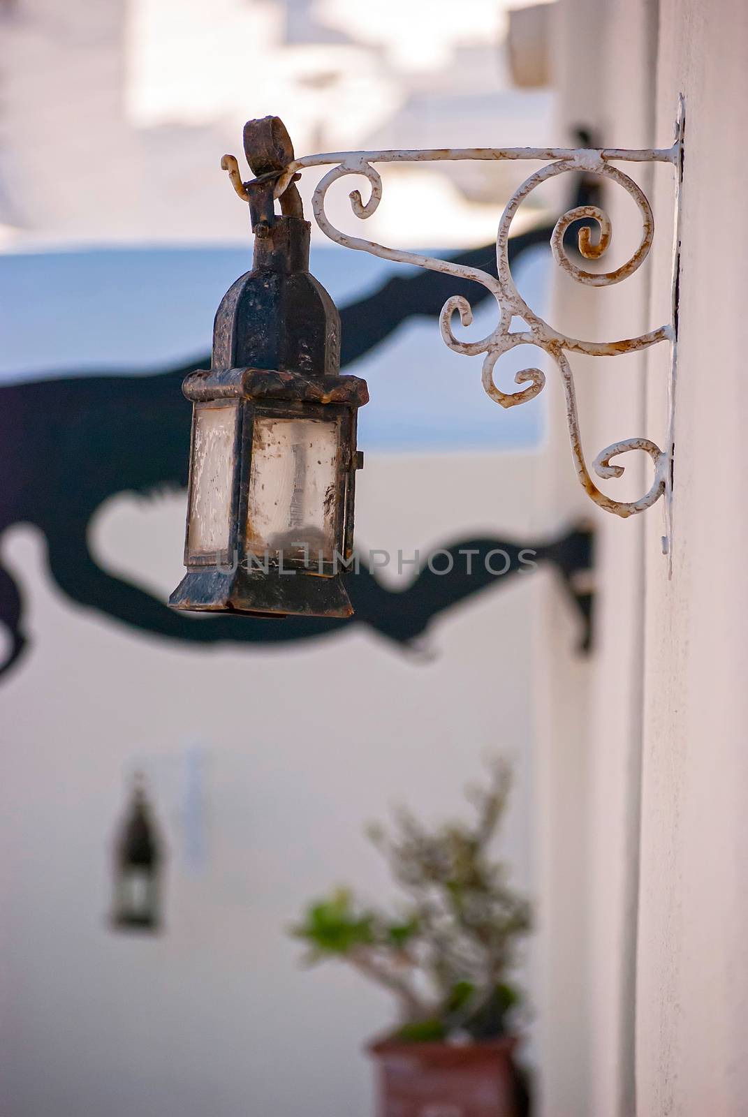 Oia Santorini Greece famous with beautiful romantic sunsets