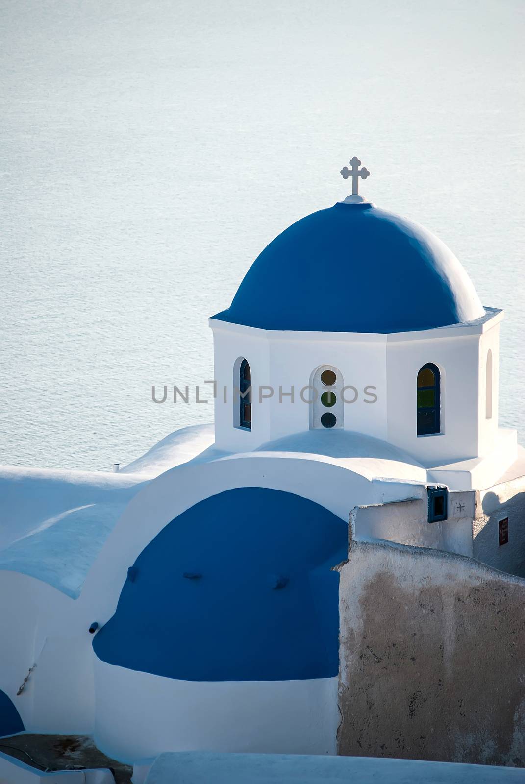 Oia Santorini Greece famous with beautiful romantic sunsets