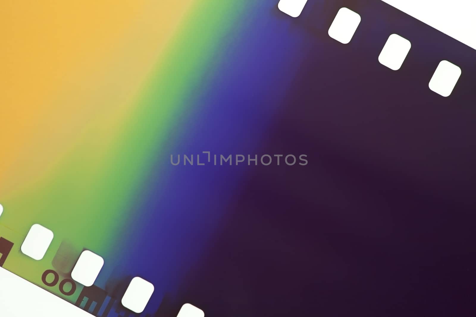 Closeup of color film by foto76