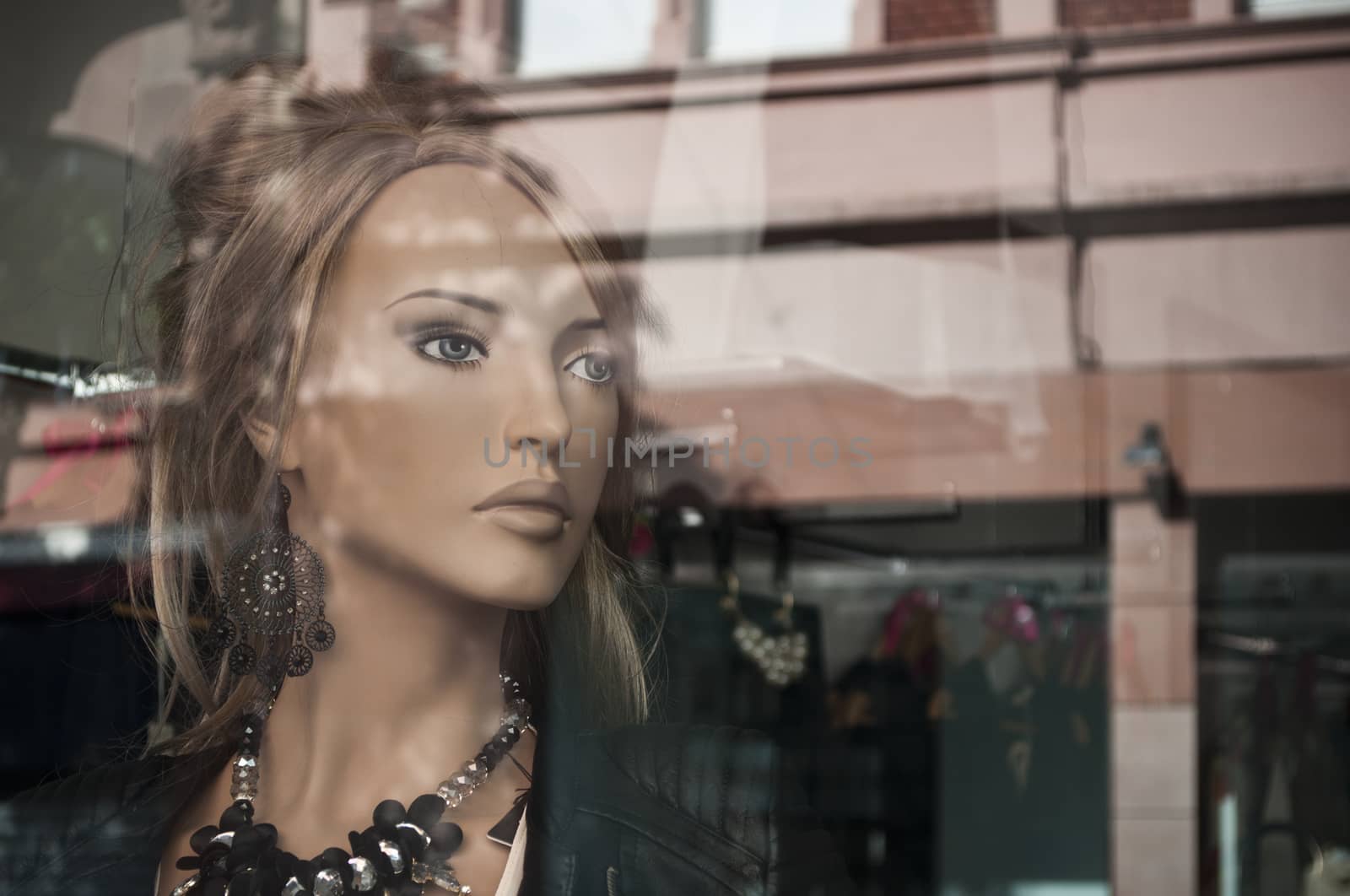 mannequin in the showcase store by NeydtStock