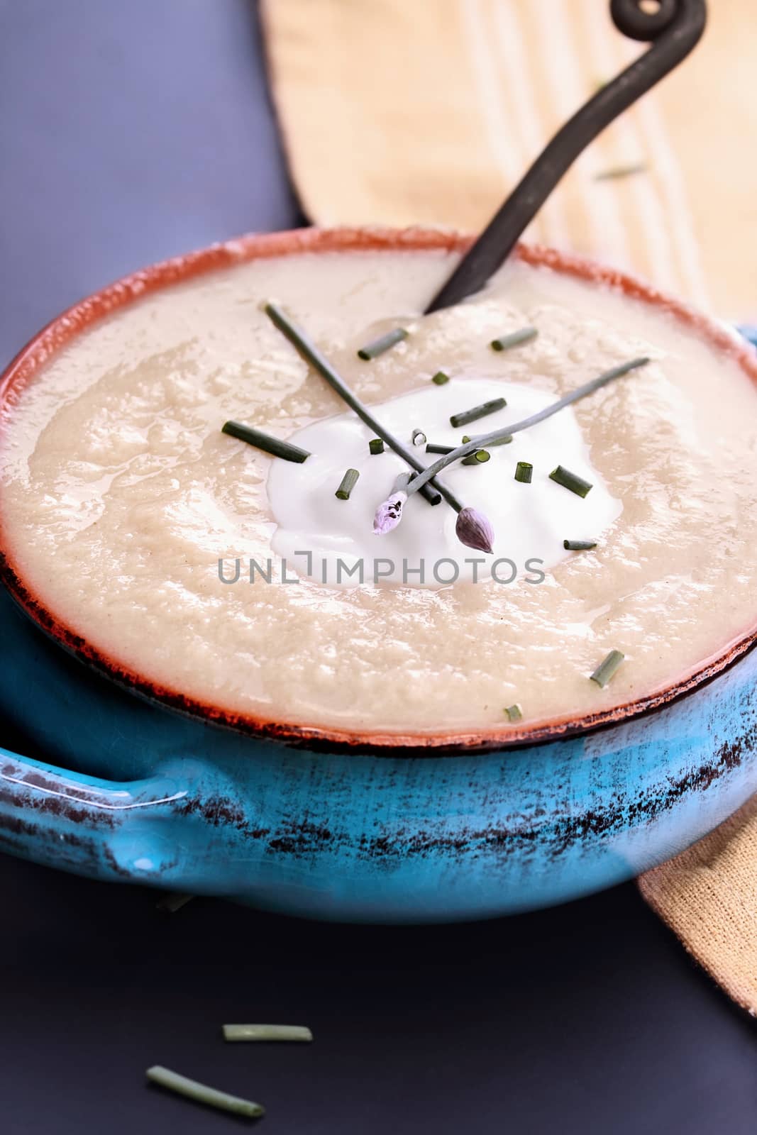 Potato and Leek Soup with Chives by StephanieFrey