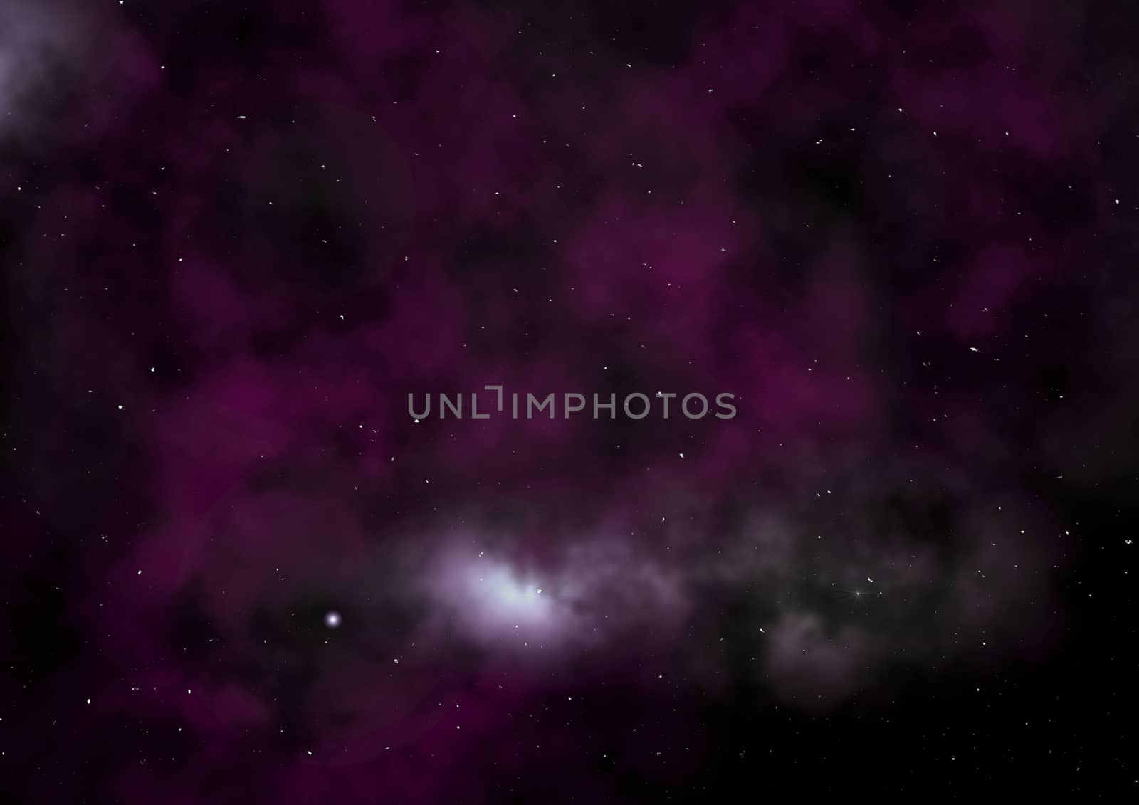 Far being shone nebula and star field against space. "Elements of this image furnished by NASA".