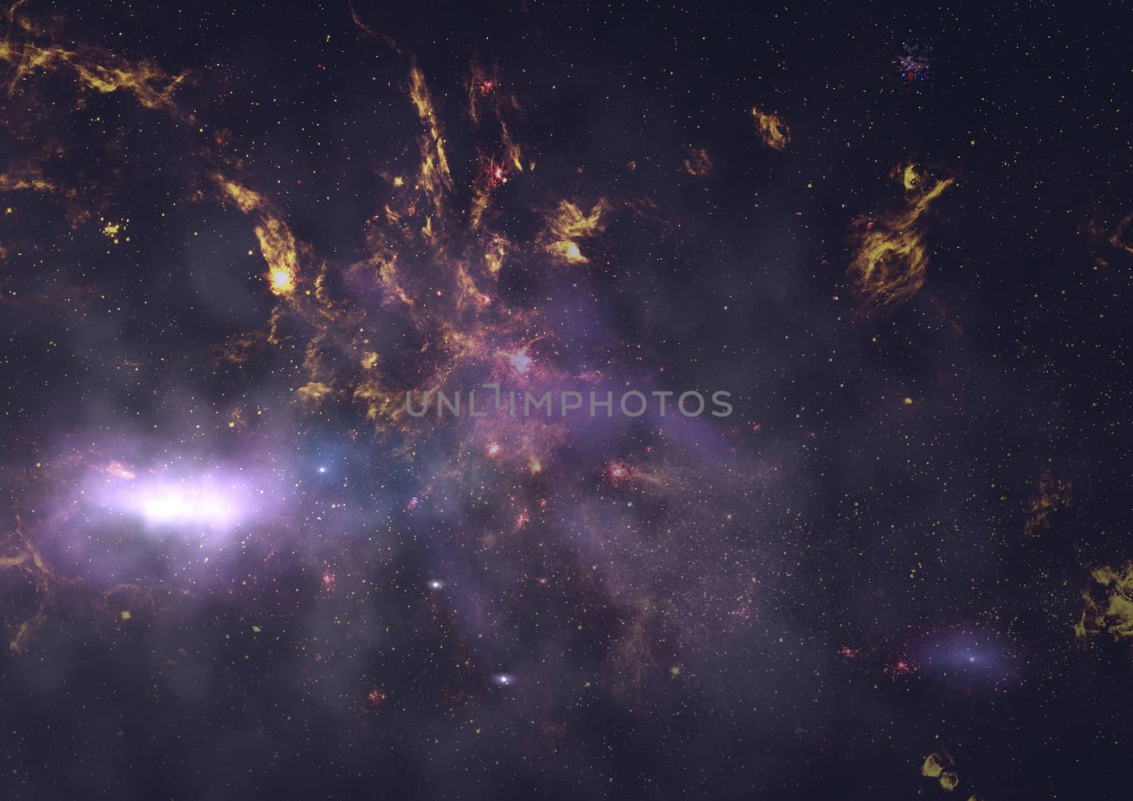 Small part of an infinite star field of space in the Universe. "Elements of this image furnished by NASA".