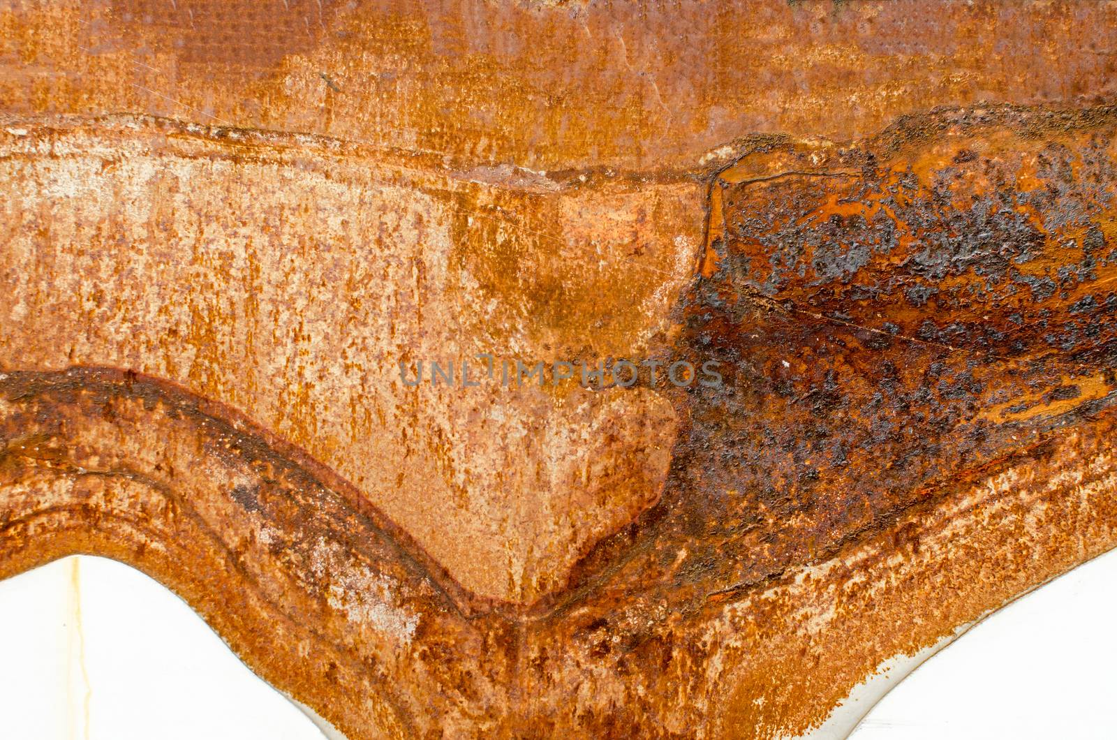 Rust oxidized metal surface making an abstract texture, high resolution.