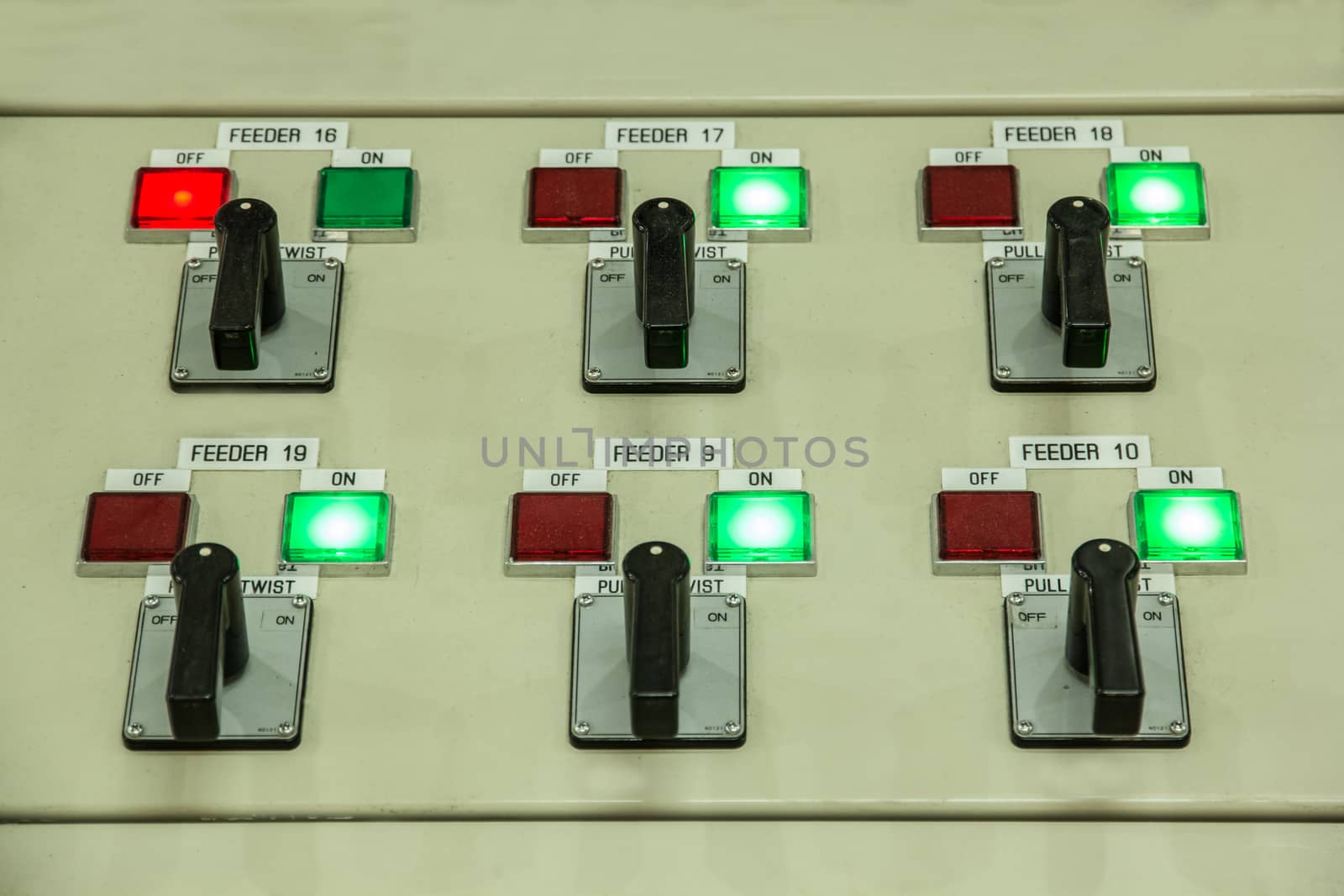 An image of an control switching panel