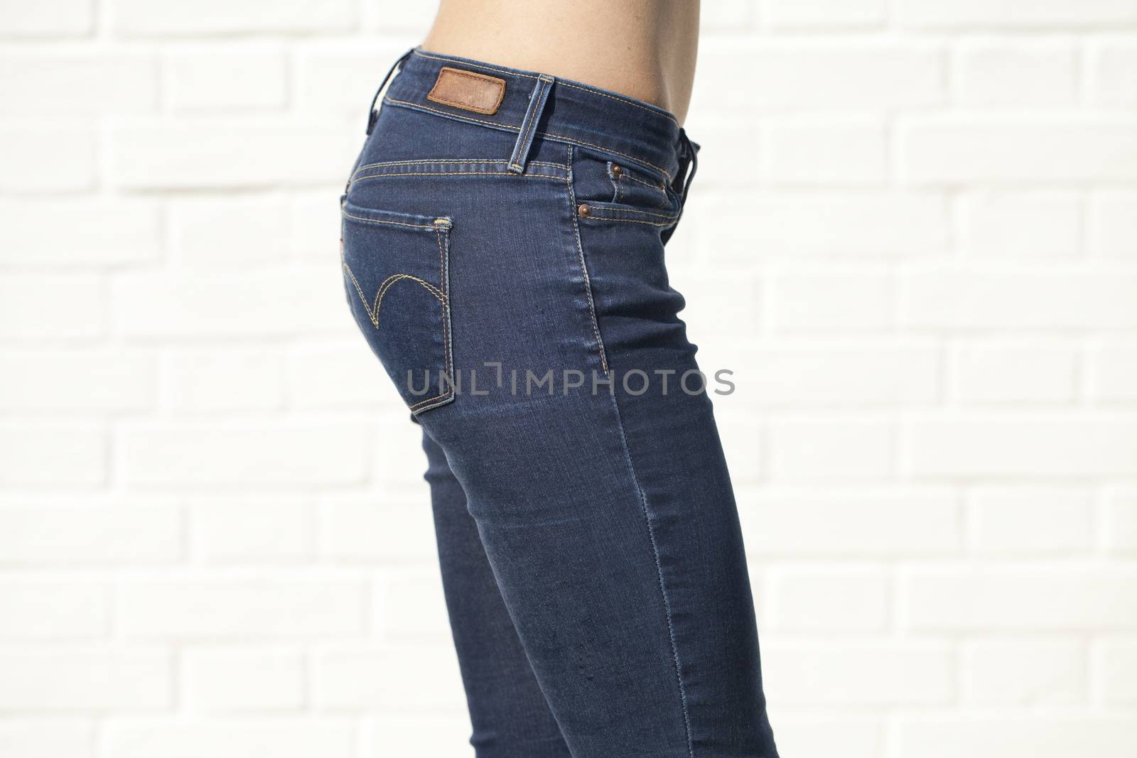 Body part blue female jeans by andersonrise