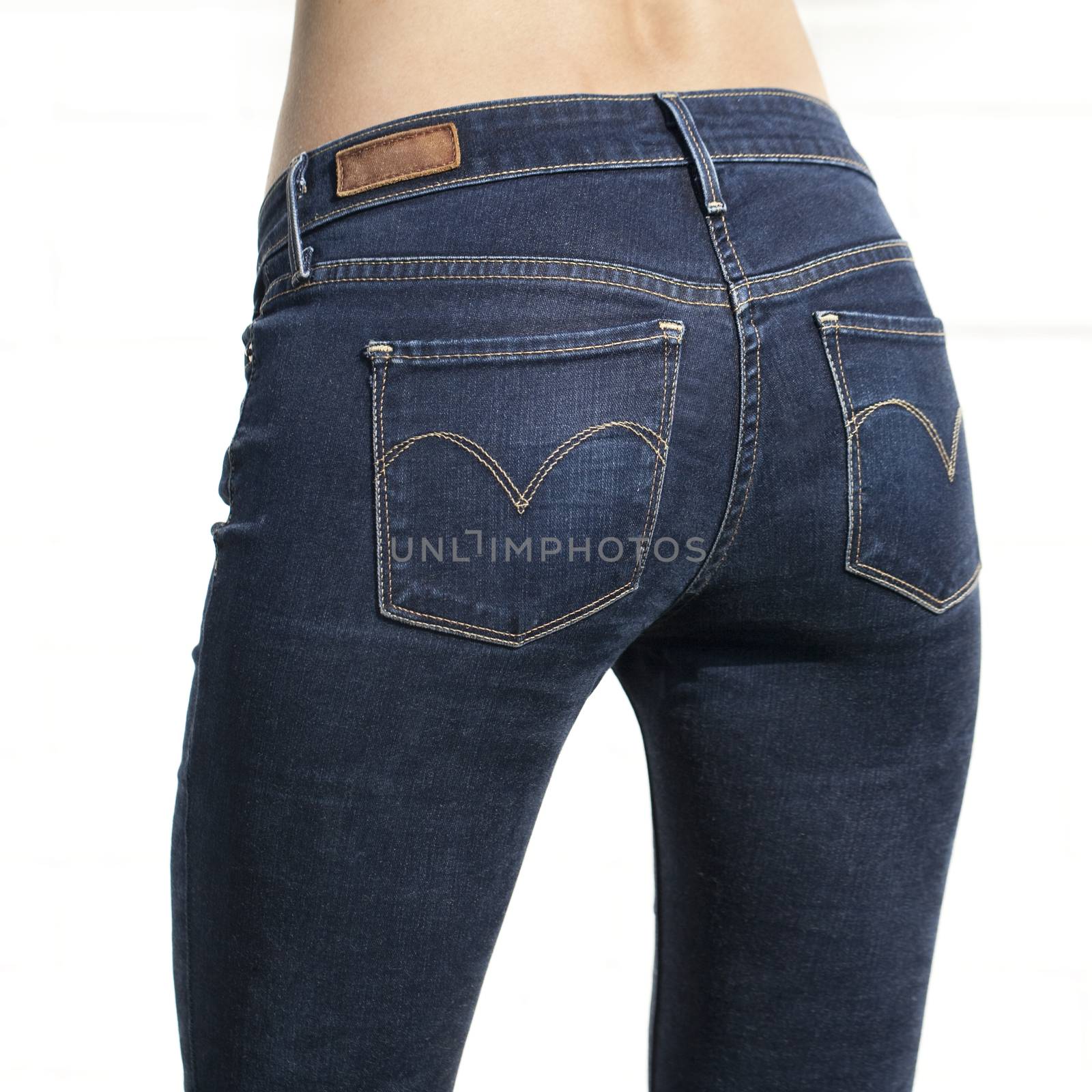 Body part blue female jeans by andersonrise