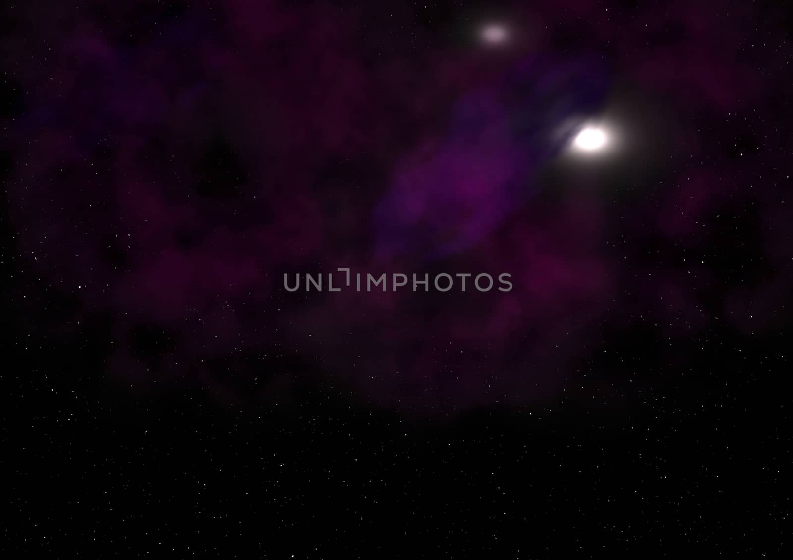 Far being shone nebula and star field against space. "Elements of this image furnished by NASA".