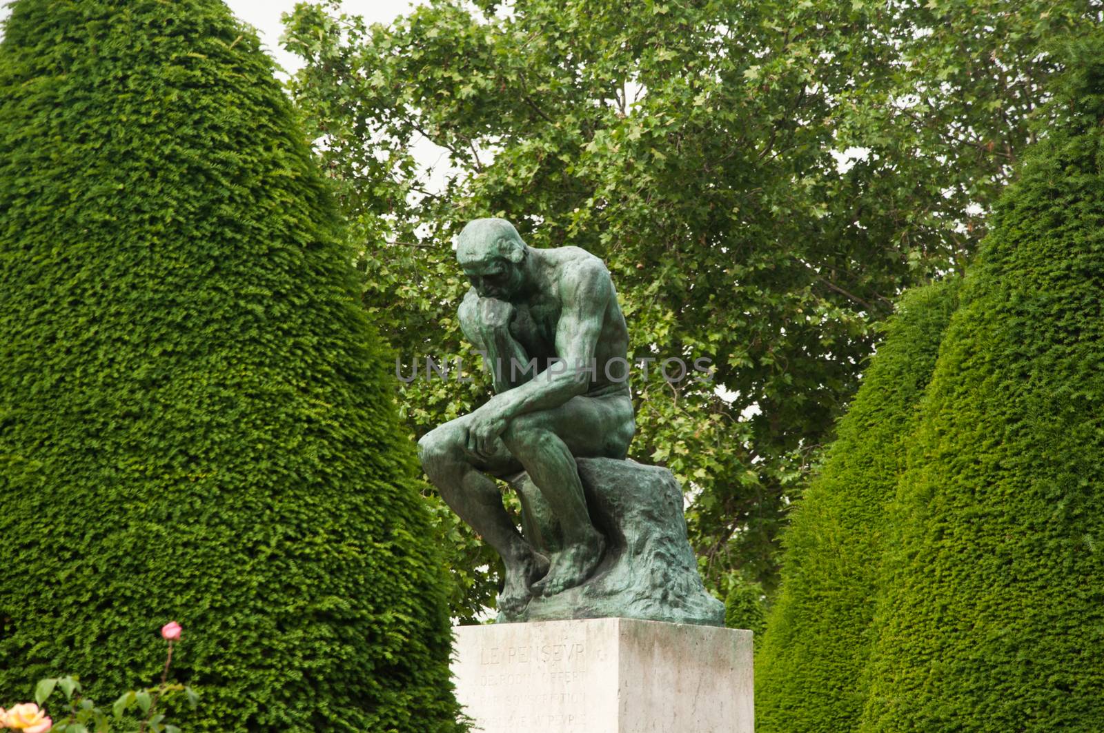 the thinking in Rodin museum in Paris - taken 14 June 2013 by NeydtStock