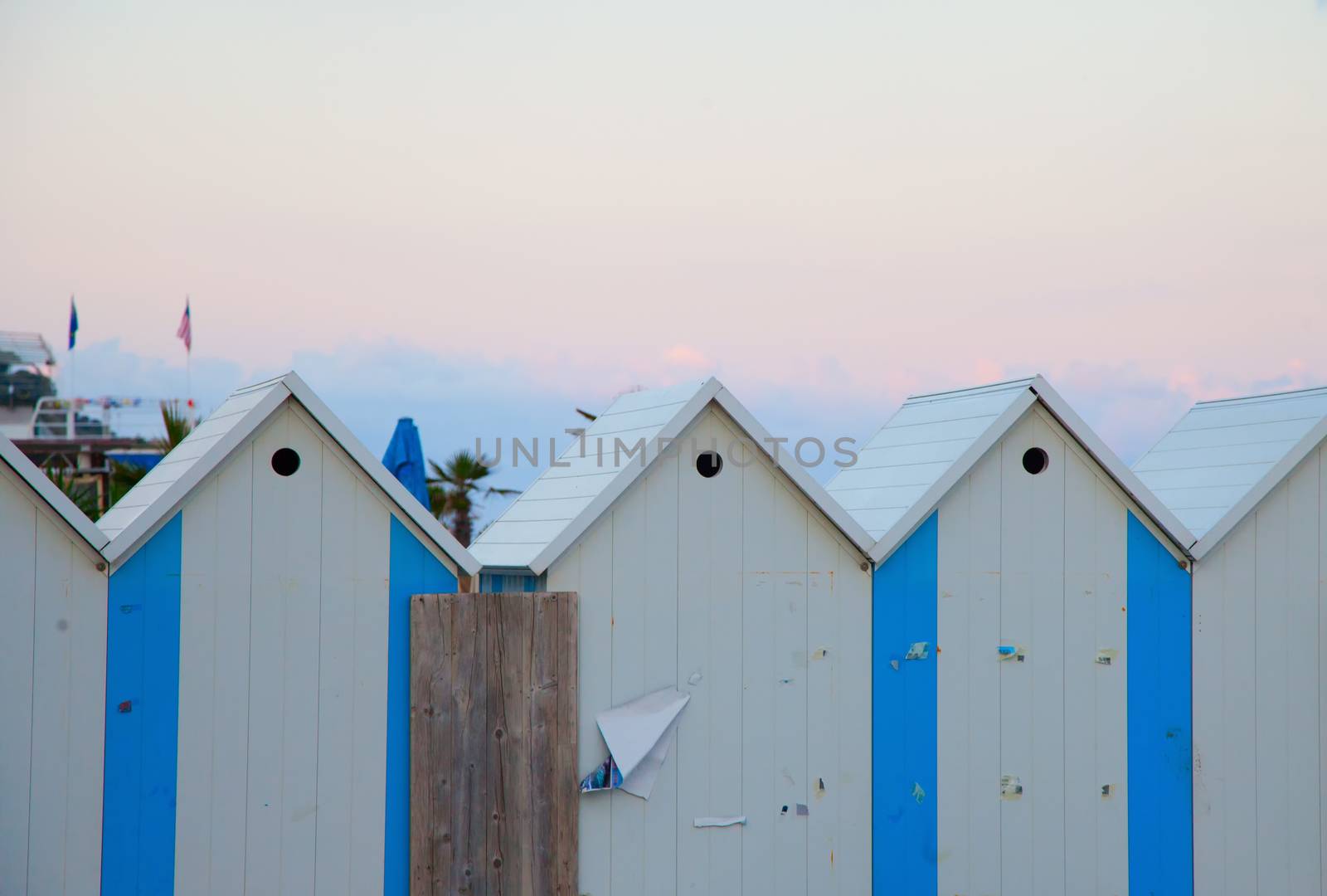 Beach huts by Koufax73