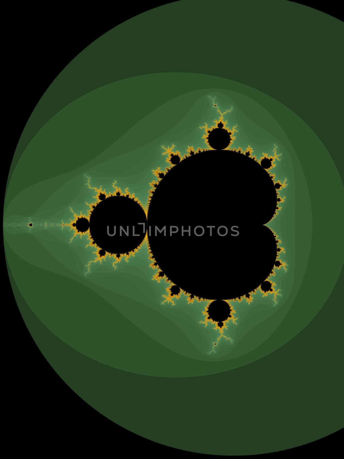 Digital computer graphic - rendering. Patterned background with fractal Mandelbrot for design.