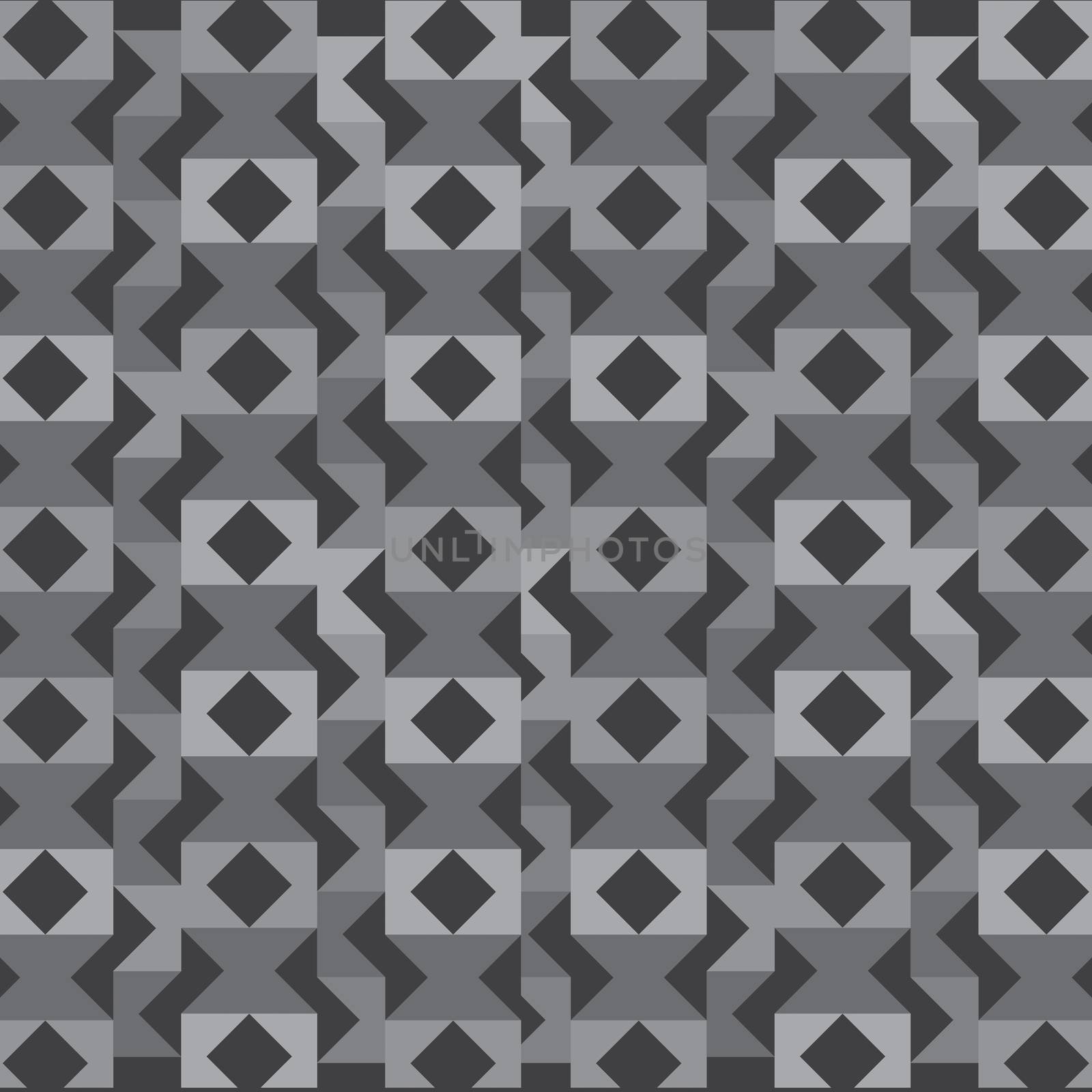 Abstract retro pattern with geometric shapes. by toodlingstudio