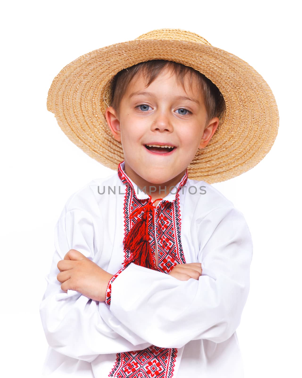 Boy in the national Ukrainian costume by maxoliki