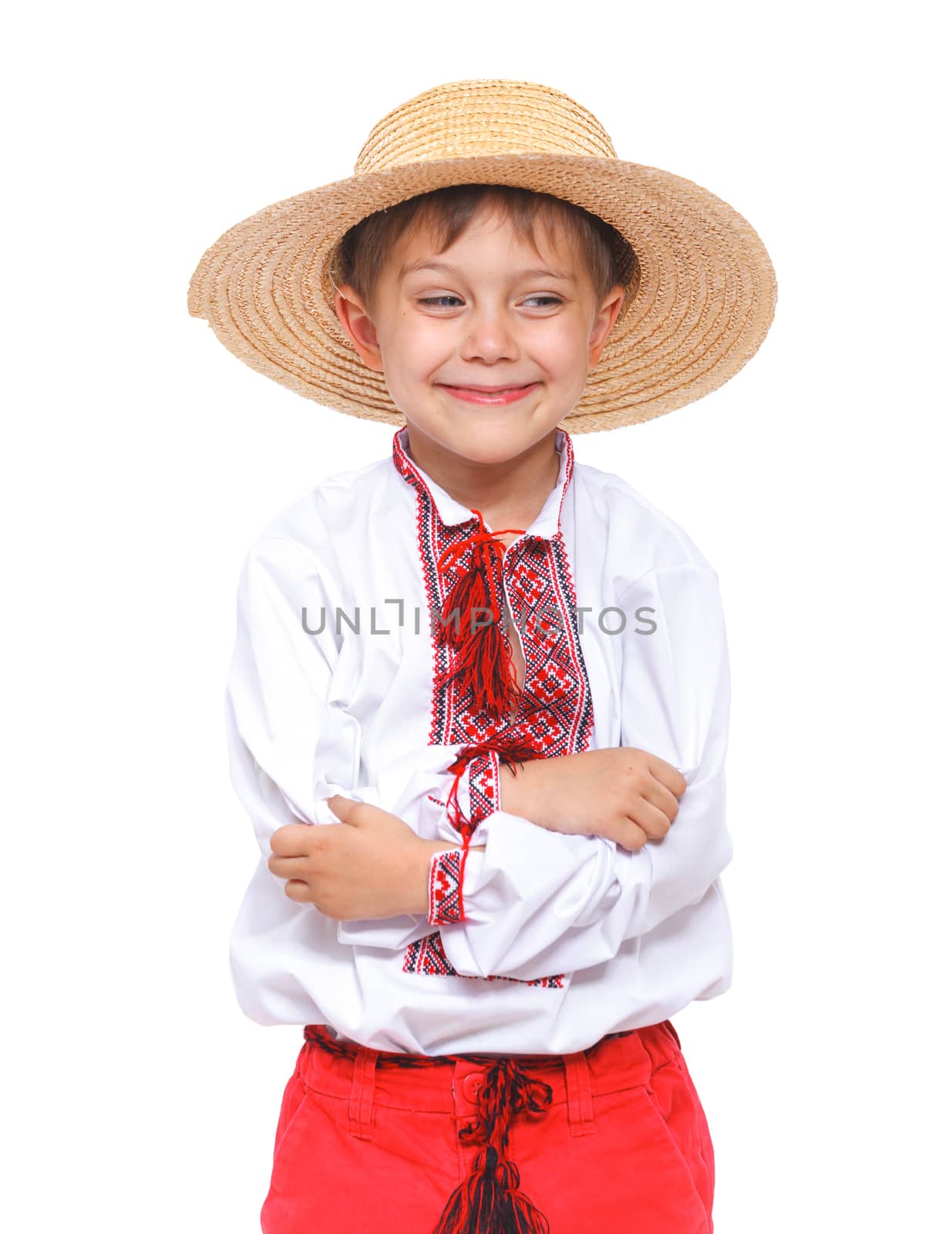 Boy in the national Ukrainian costume by maxoliki