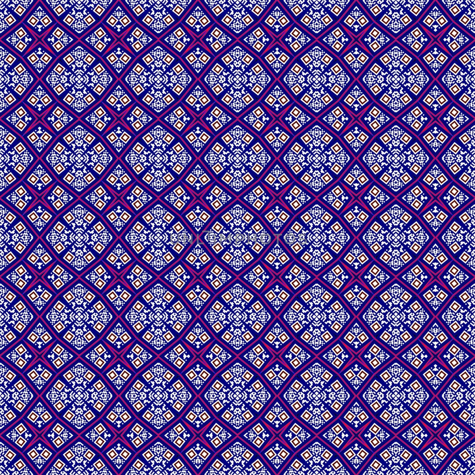 Digital computer graphic - seamless decorative ornament in a bright colors for design.