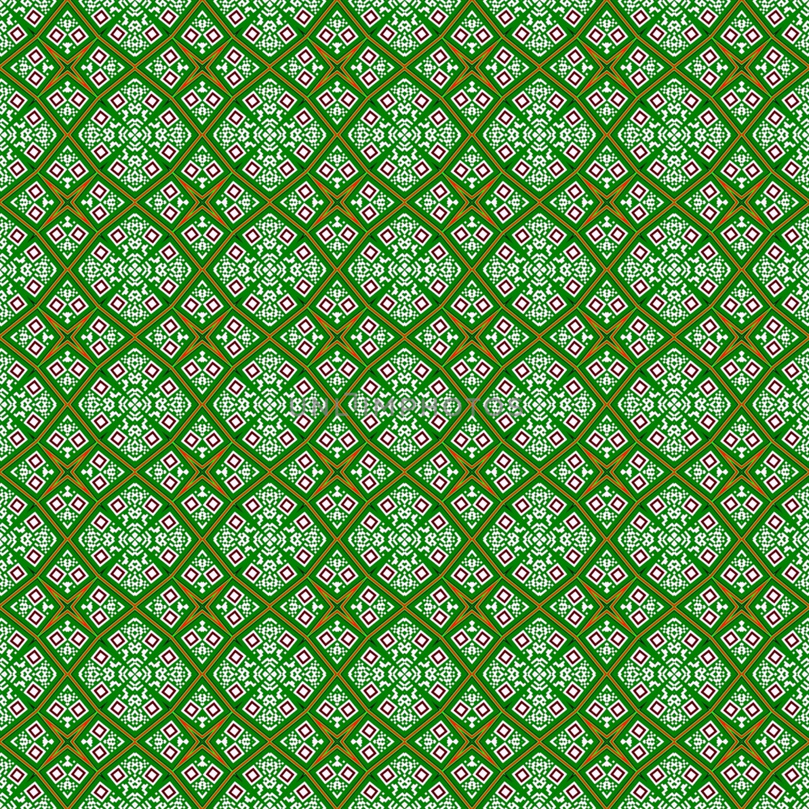 Digital computer graphic - seamless decorative ornament in a bright colors for design.