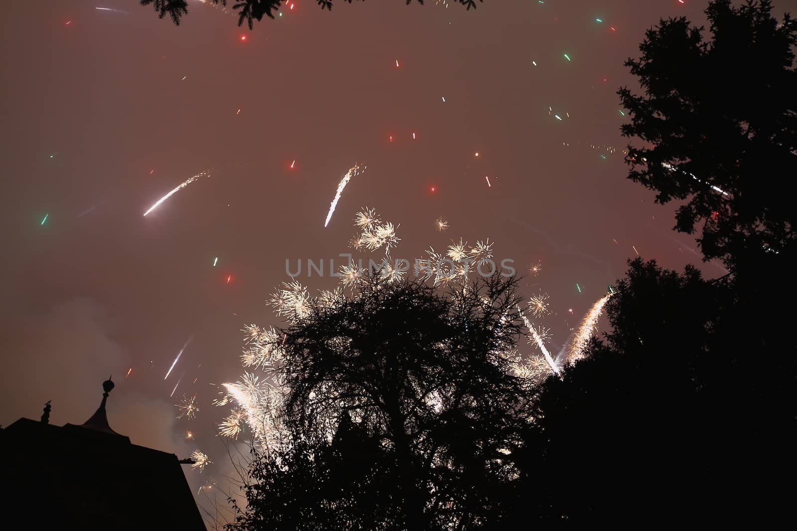 Fireworks of Graz Austria