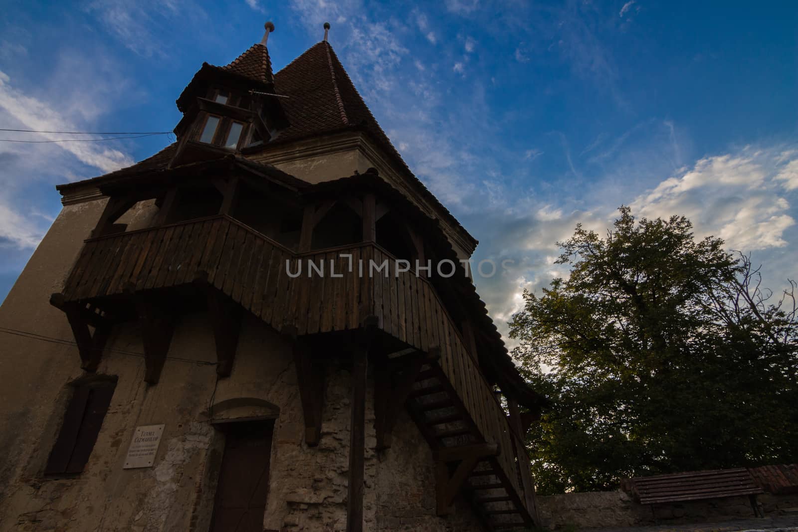 shoemakers Tower in Transylvanien,Romania