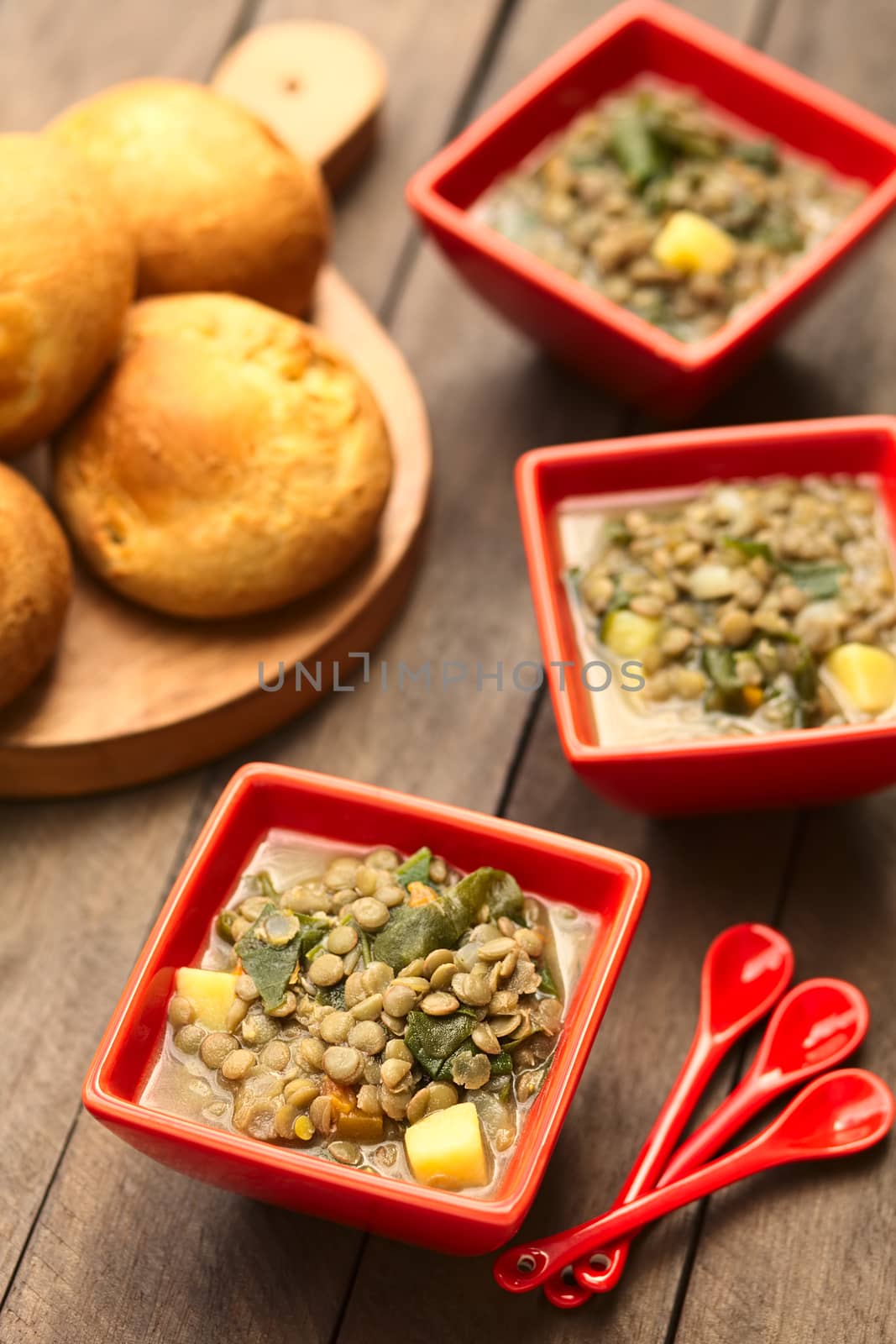Lentil and Spinach Soup by ildi