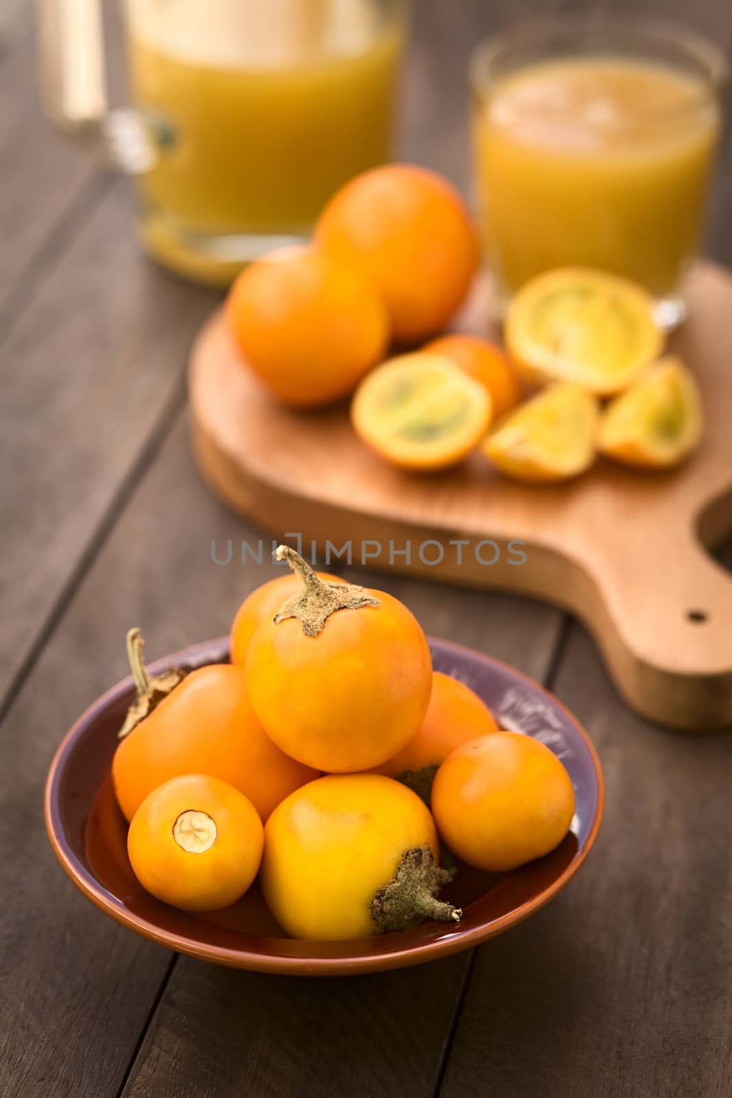 Naranjilla or Lulo Fruits by ildi
