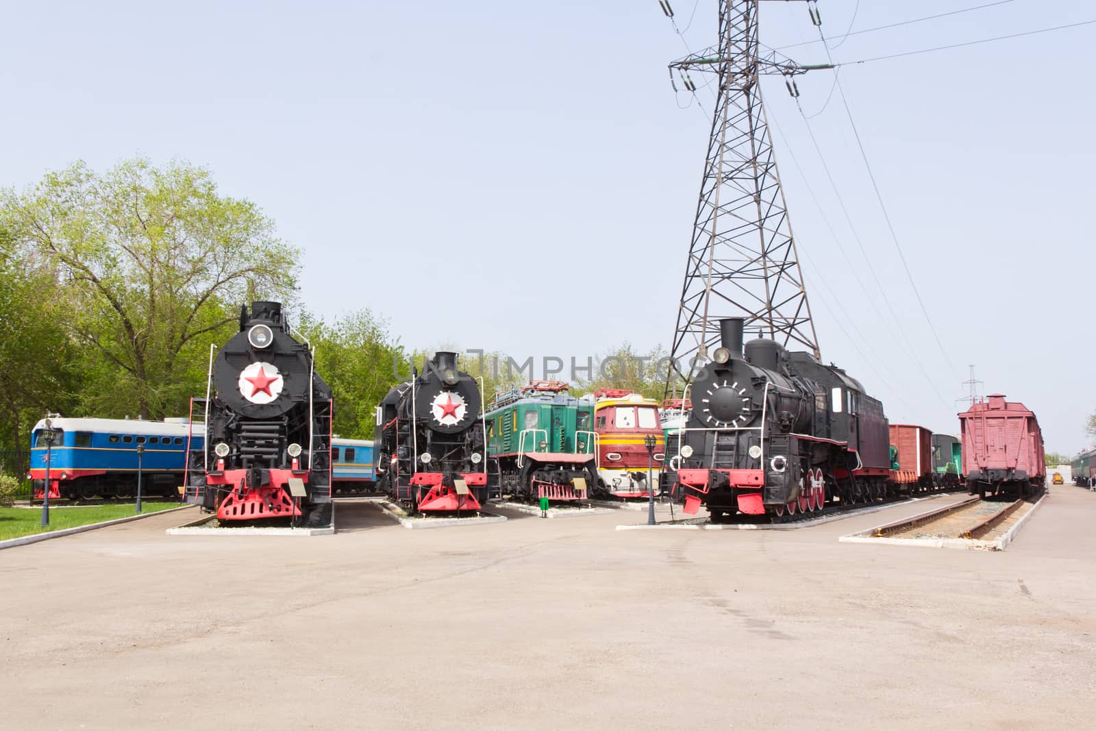 Photo of Russian rail road locomotive in Samara
