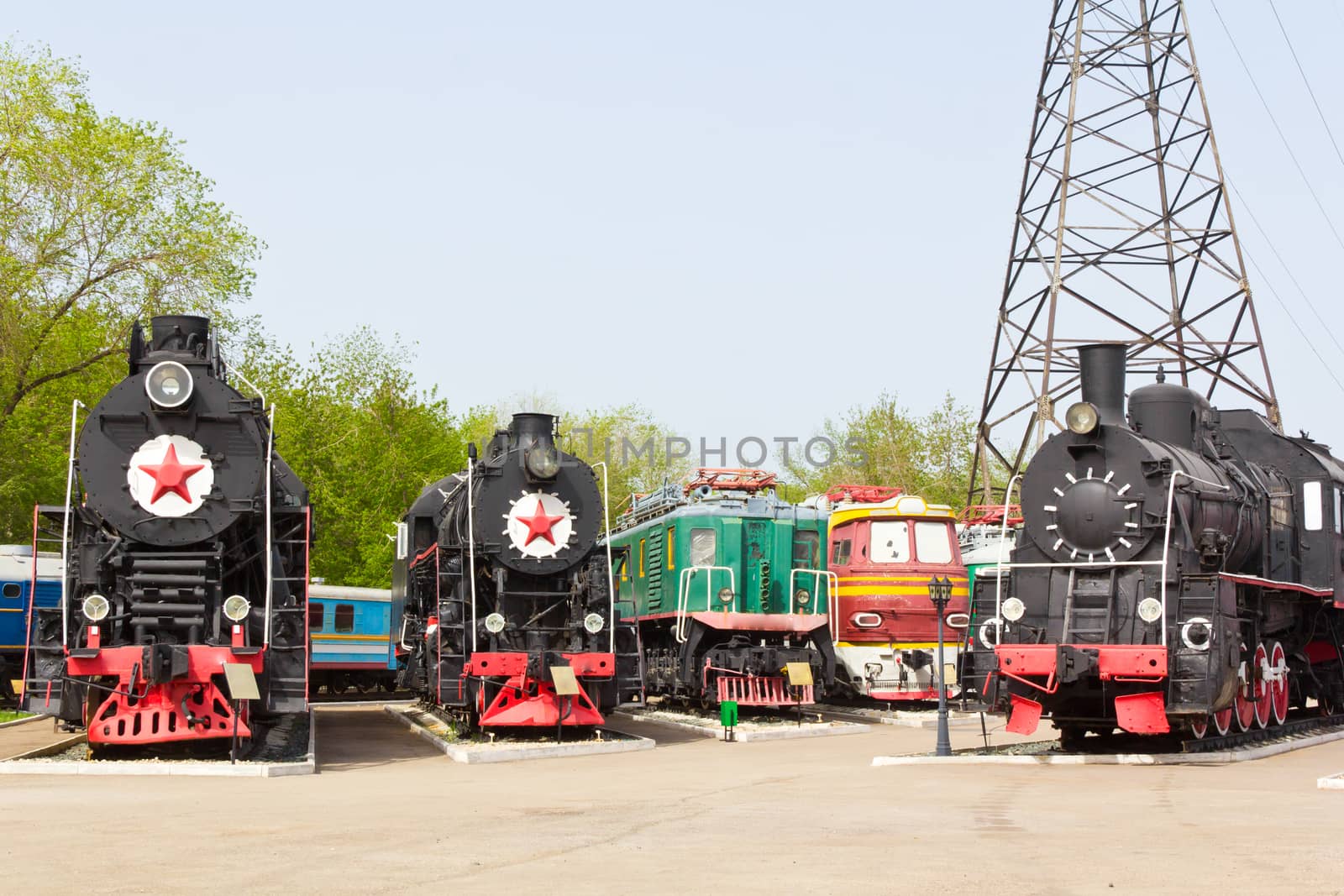 Photo of Russian rail road locomotive in Samara