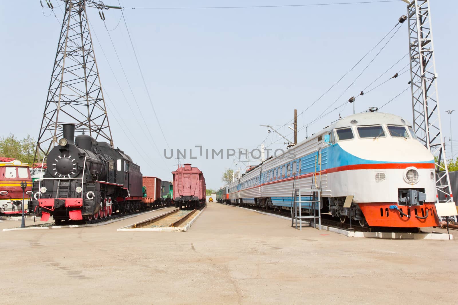 Photo of Russian rail road locomotive in Samara